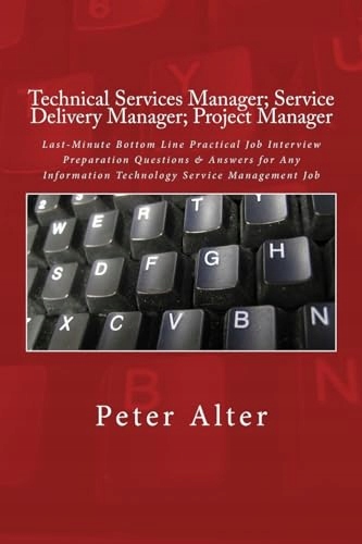 Alter, Peter Technical Services Manager; Service Delivery Manager; Project