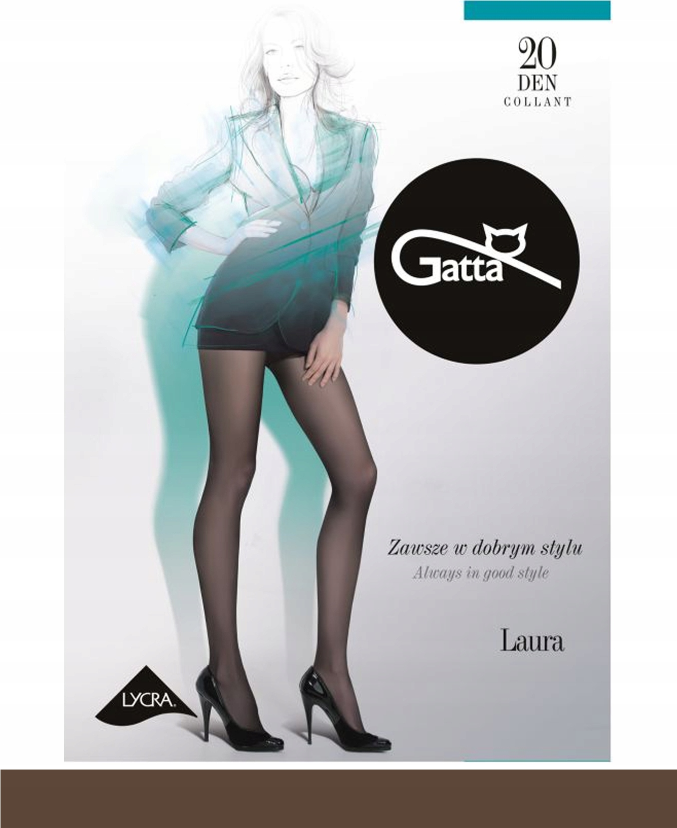 

Gatta Laura 20 Rajstopy damskie wz.00/4-L/Lyon