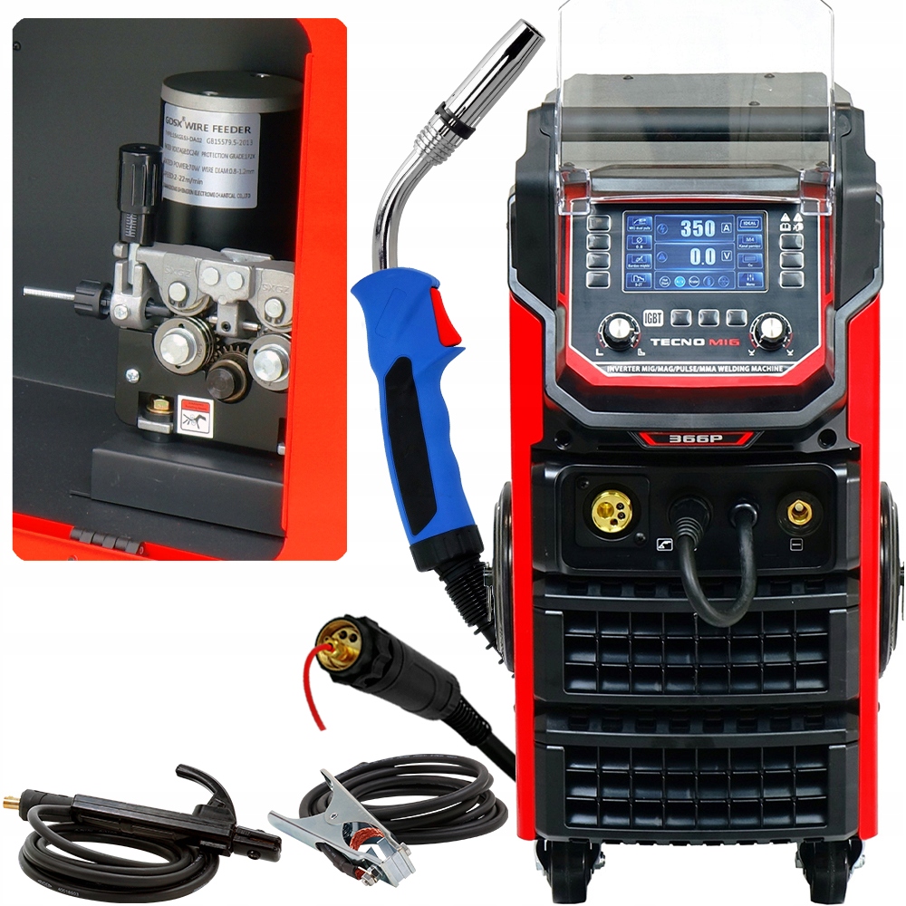 Spawarka Migomat Tecno Mig 366 Synergia Puls Spot 400V półautomat Ideal