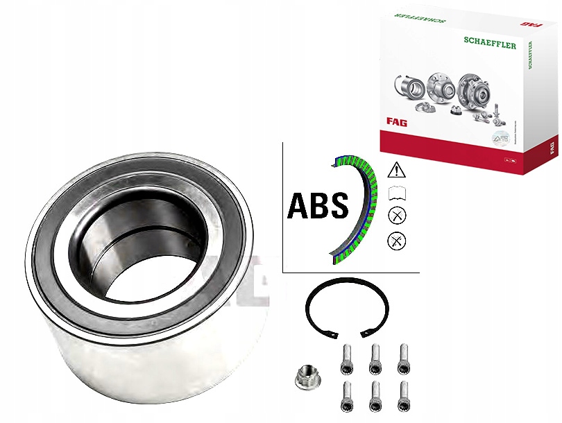 Sada Ložisek Kola Fag 7L0498287 301064 5460 Vkba