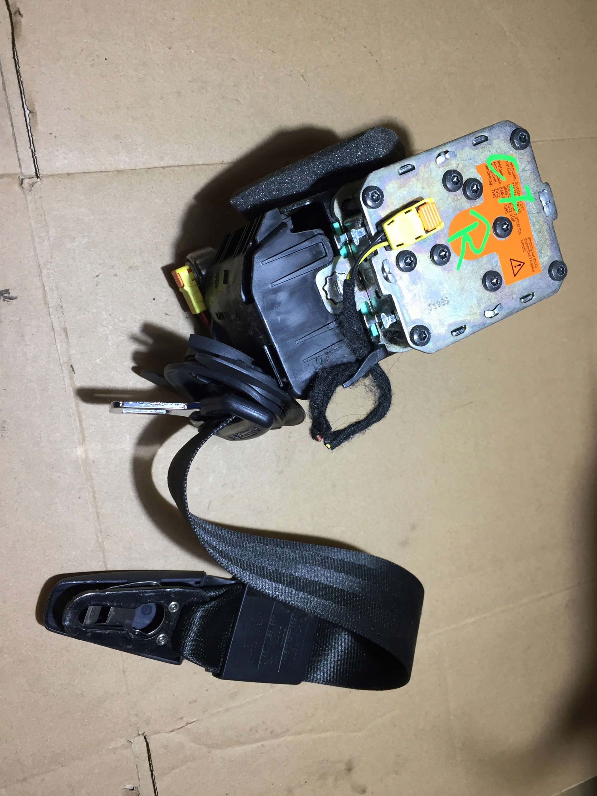 A6 C7 ремень безопасности передний правый 4G8857706D