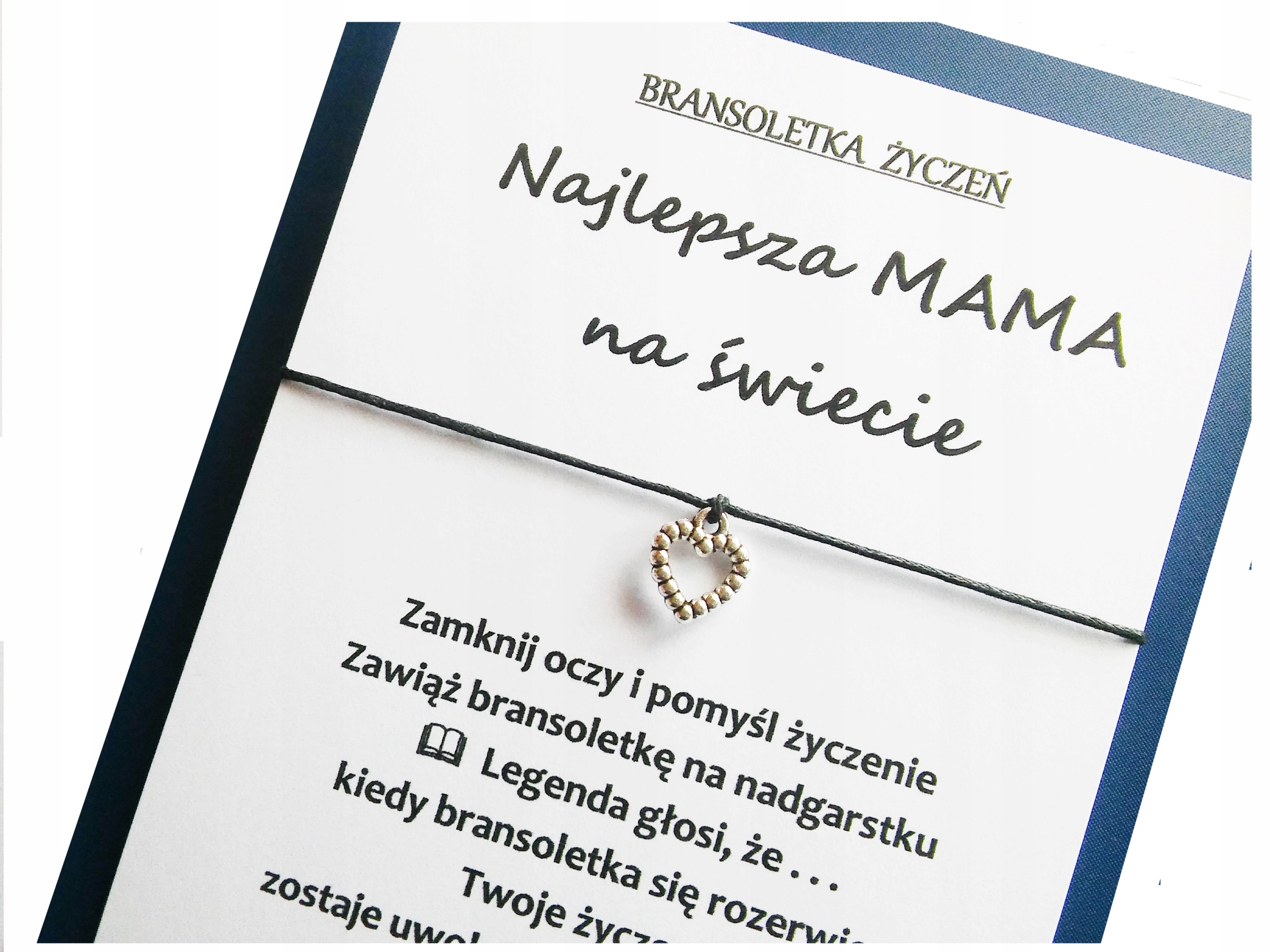 

Bransoletka Życzeń NajlepszaMAMA świat 024