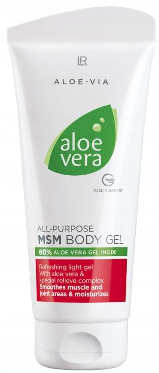 Lr Msm multifunkční tělový gel zklidňuje klouby a svaly 60% Aloe Vera 200 Ml