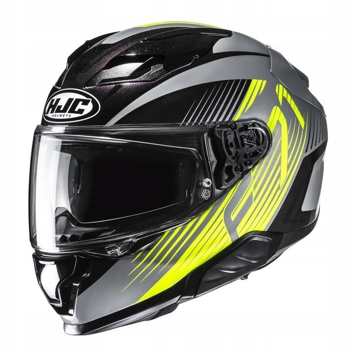 Motocyklová prilba Hjc F71 Catos Black/yellow čierna žltá Darčeky