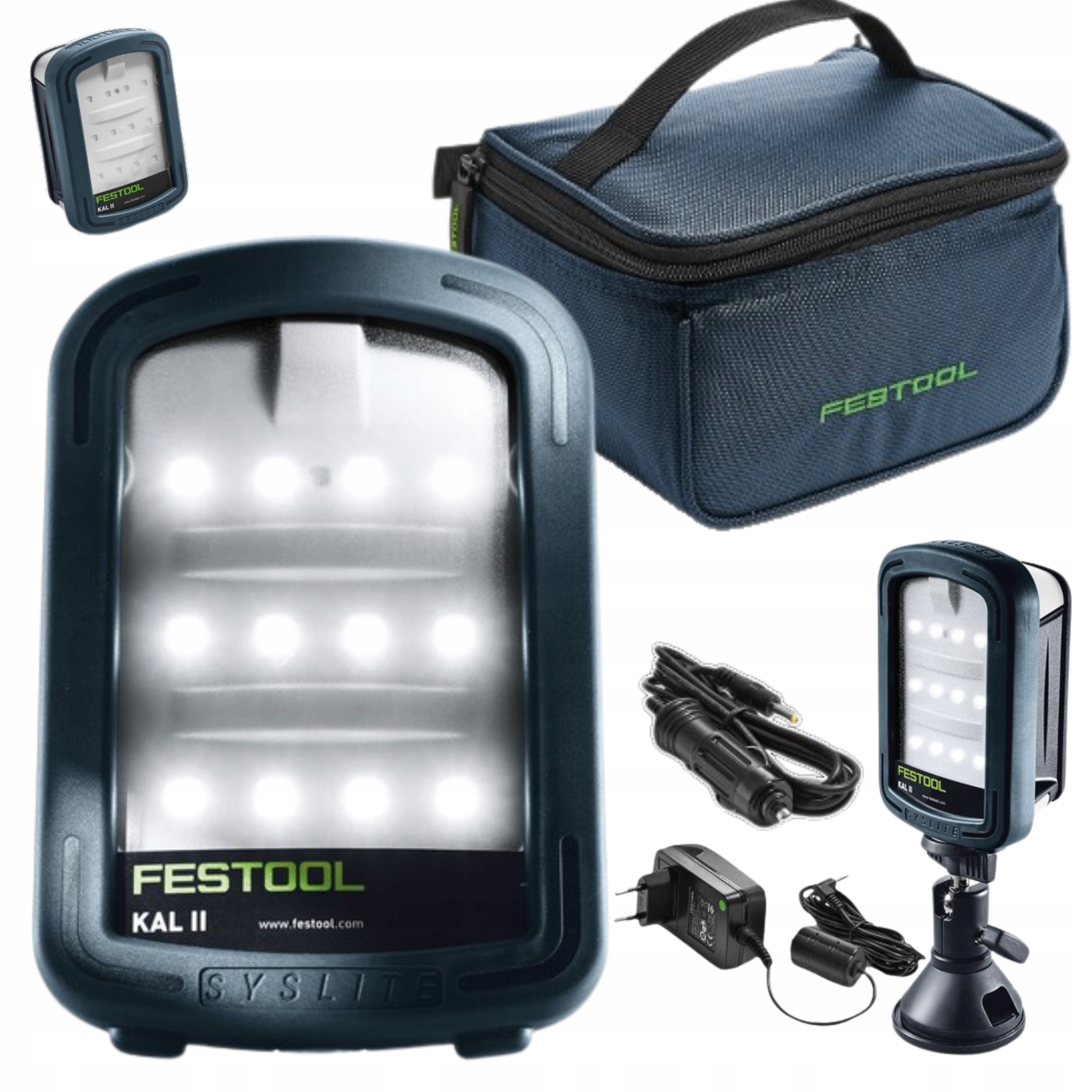 Festool Pracovní lampa světlomet Kal II 2 Syslite 830 lm 6 Hodin Na Baterii