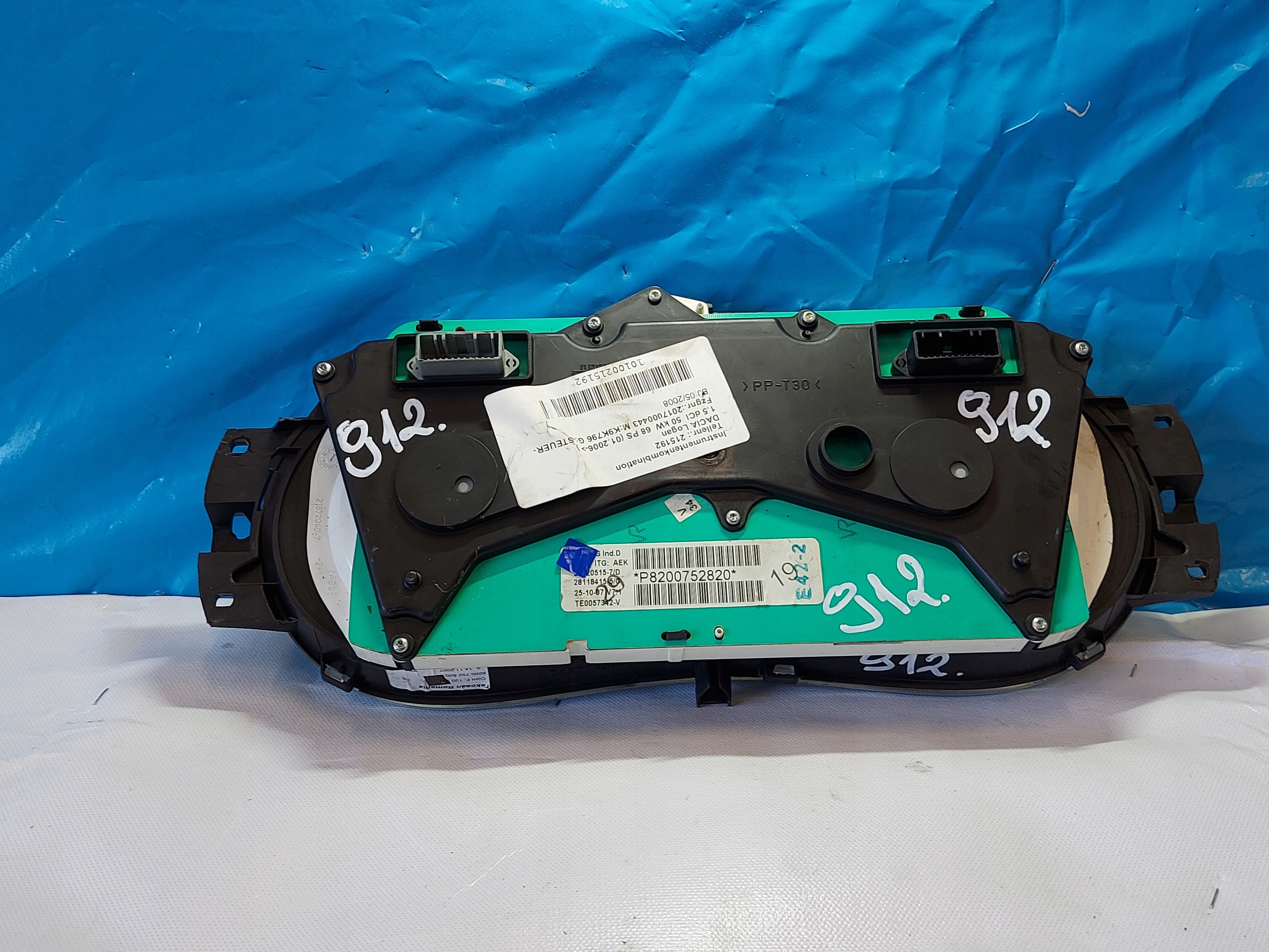 dials clock DACIA LOGAN 1.5 DCI P8200752820