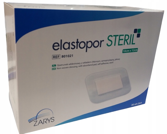

Elastopor Steril jałowy przylepiec 10 x 12cm 30szt