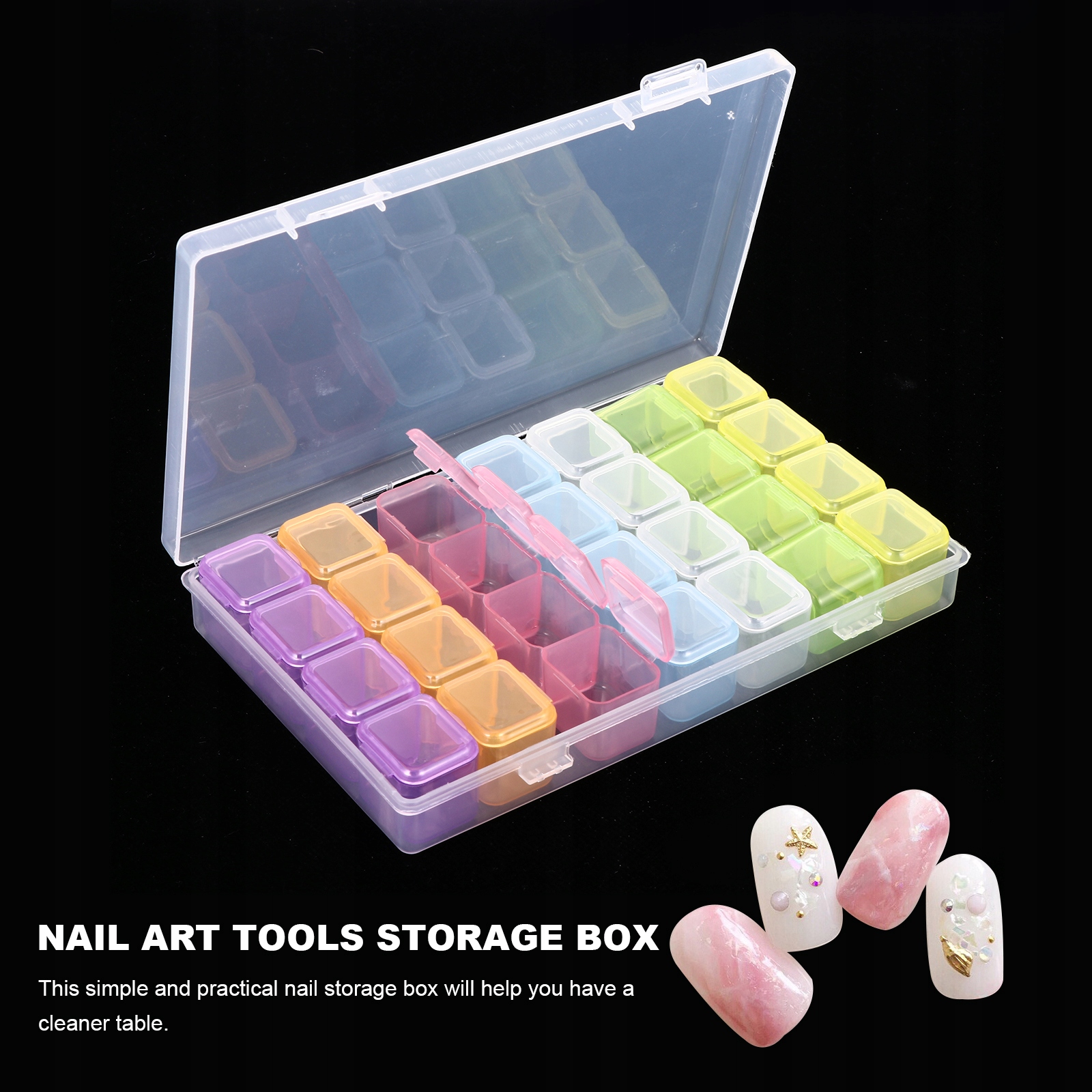 Manicure 28 Grid Diamond Box 3 szt Kod producenta KDI-TYH