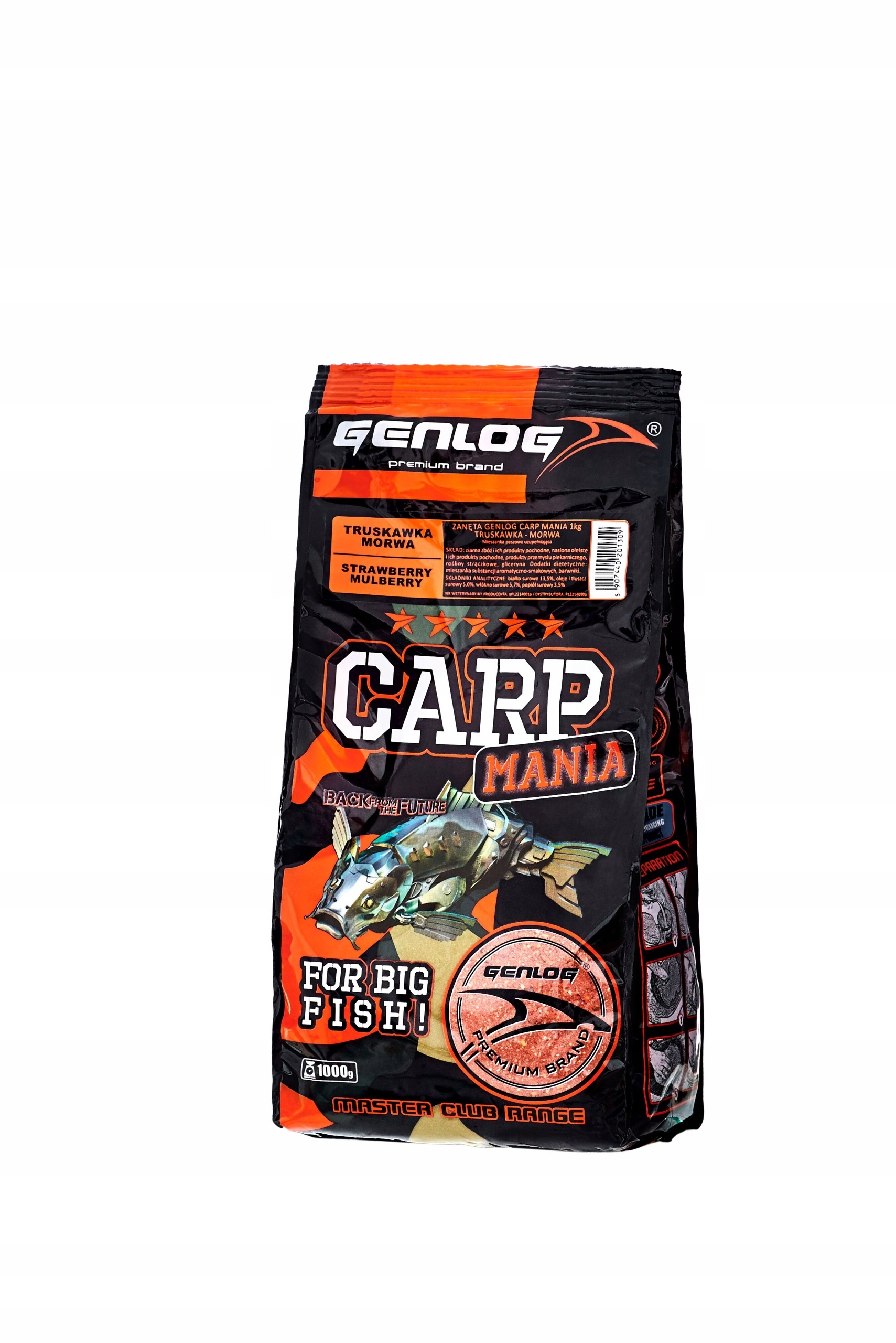 Zanęta Genlog Carp Mania Truskawka -morwa 1 kg ZGCM113