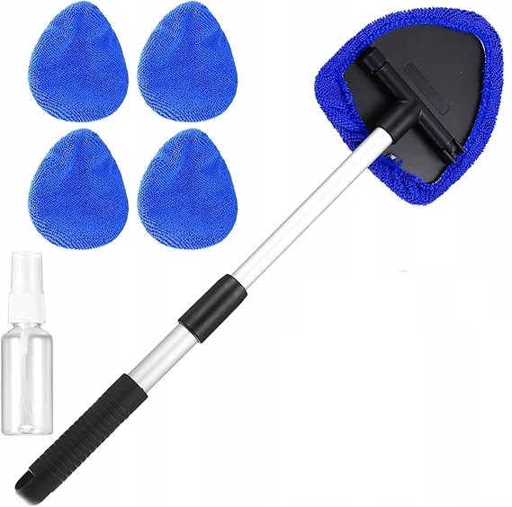 Obrotowy Zestaw Do Czyszczenia Szyb Samochodowych 4 Mikrofibry