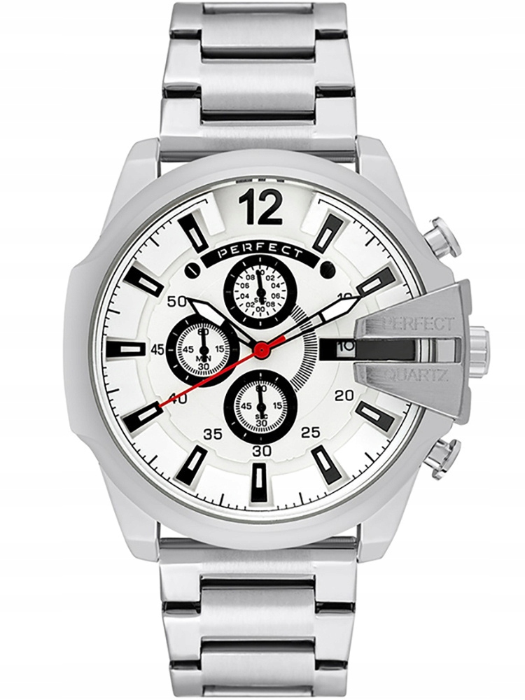 Pánské Hodinky Perfect M513CH-01 Chronograf Box Gravírování
