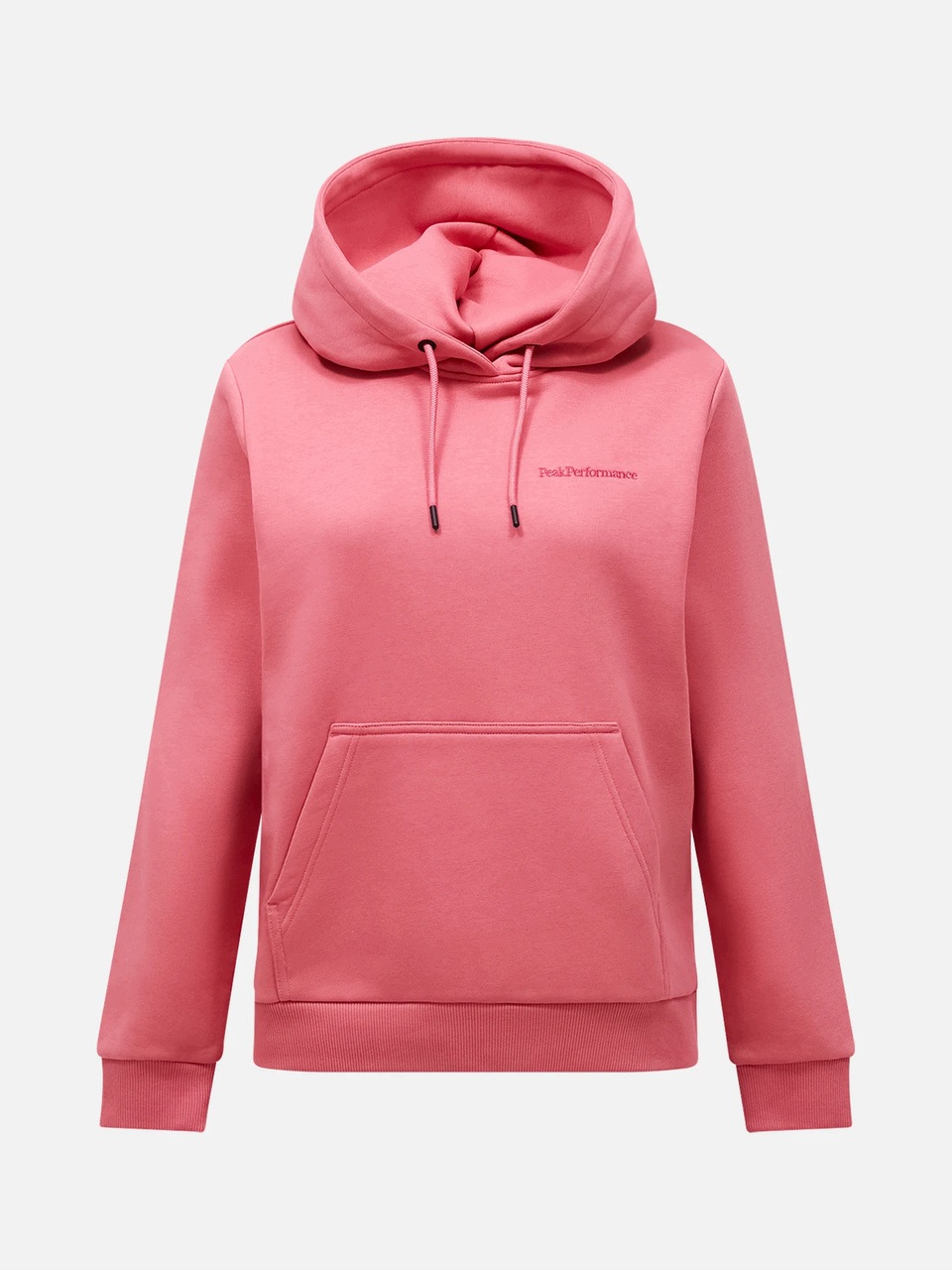 Peak Performance Mikina Dámská Originální Malé Logo Hood Mountain Blush Xs