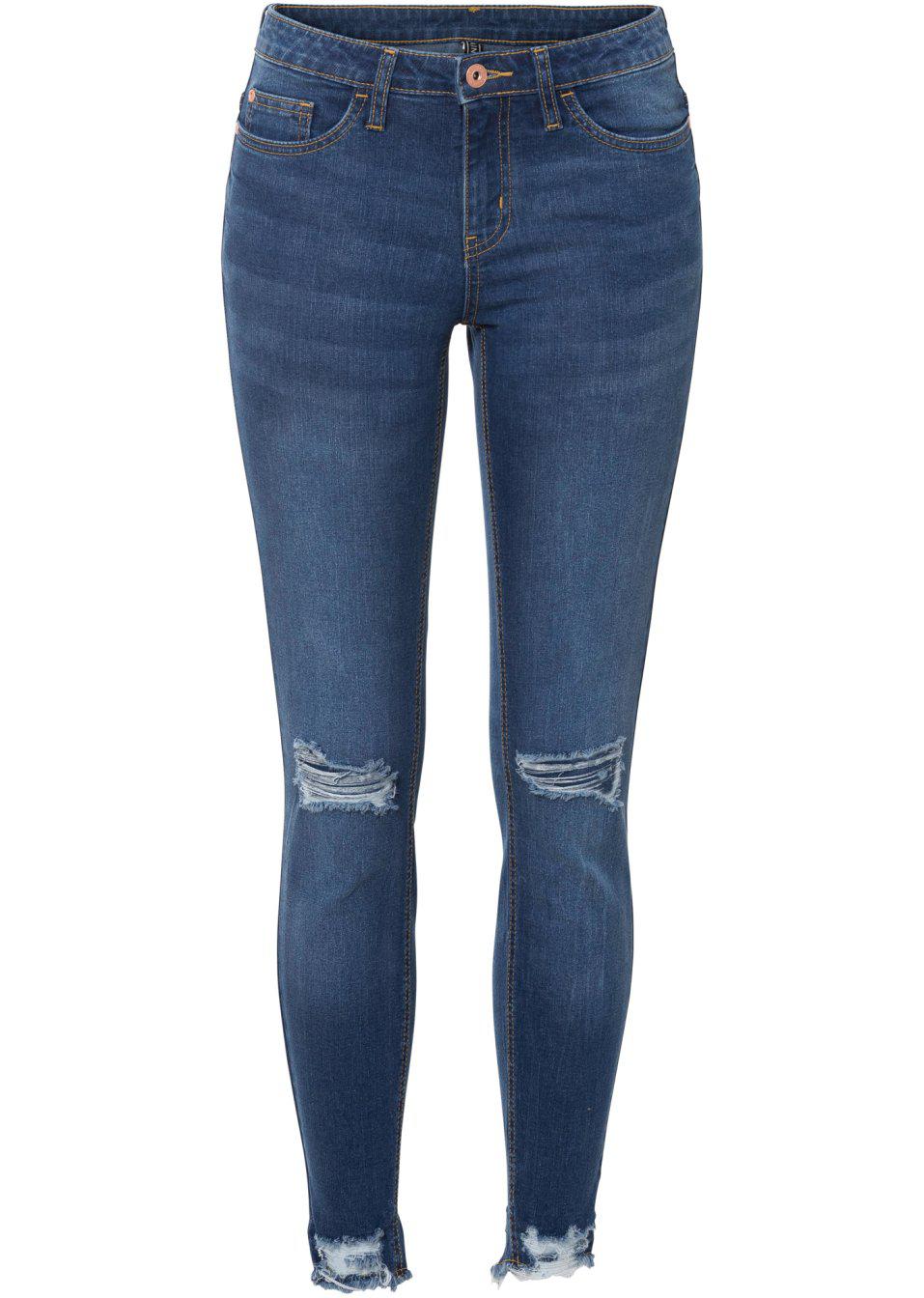 JEANSY RURKI BONPRIX 48 Kolor niebieski