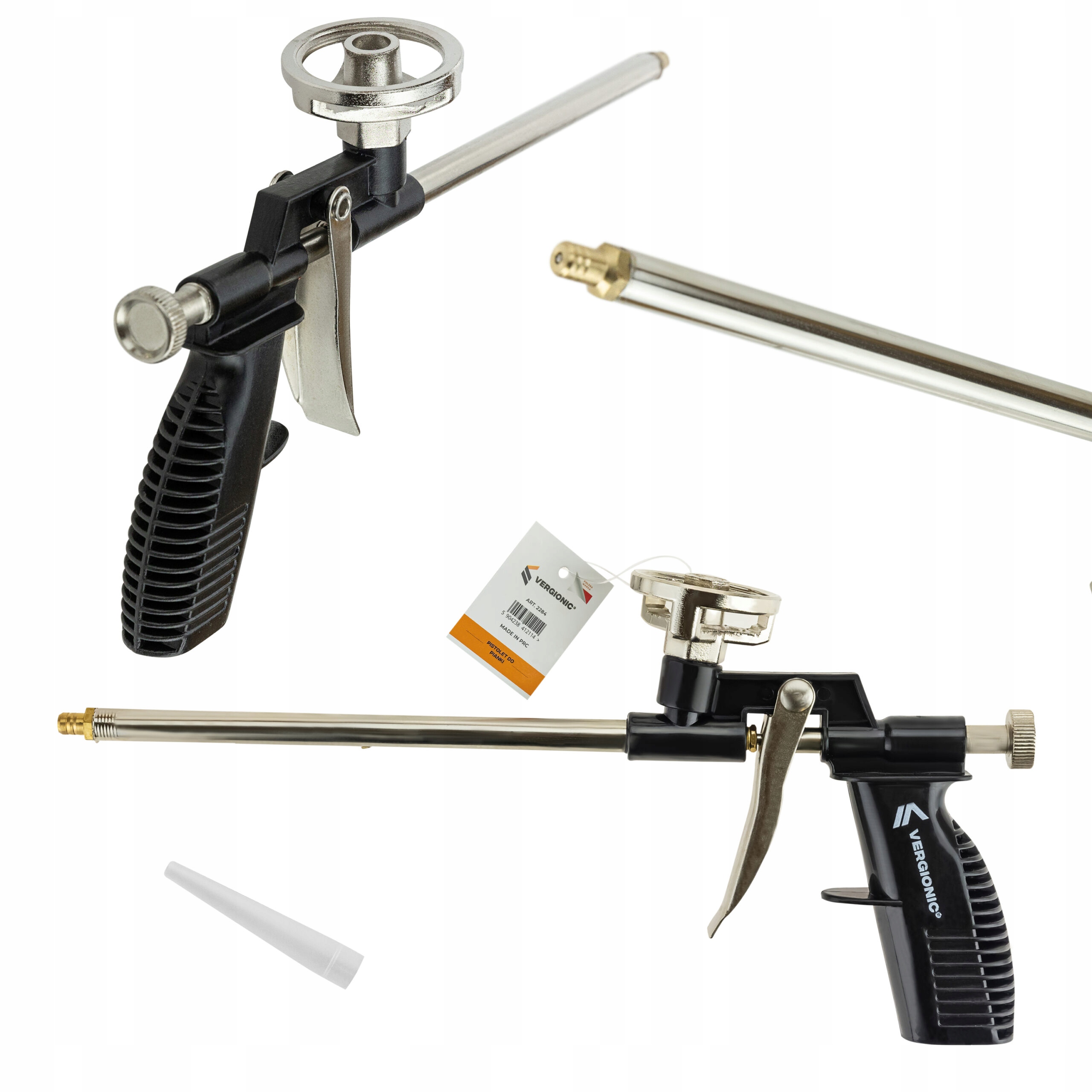

Pistolet Do Pianki Montażowej Końcówka Mosiężna