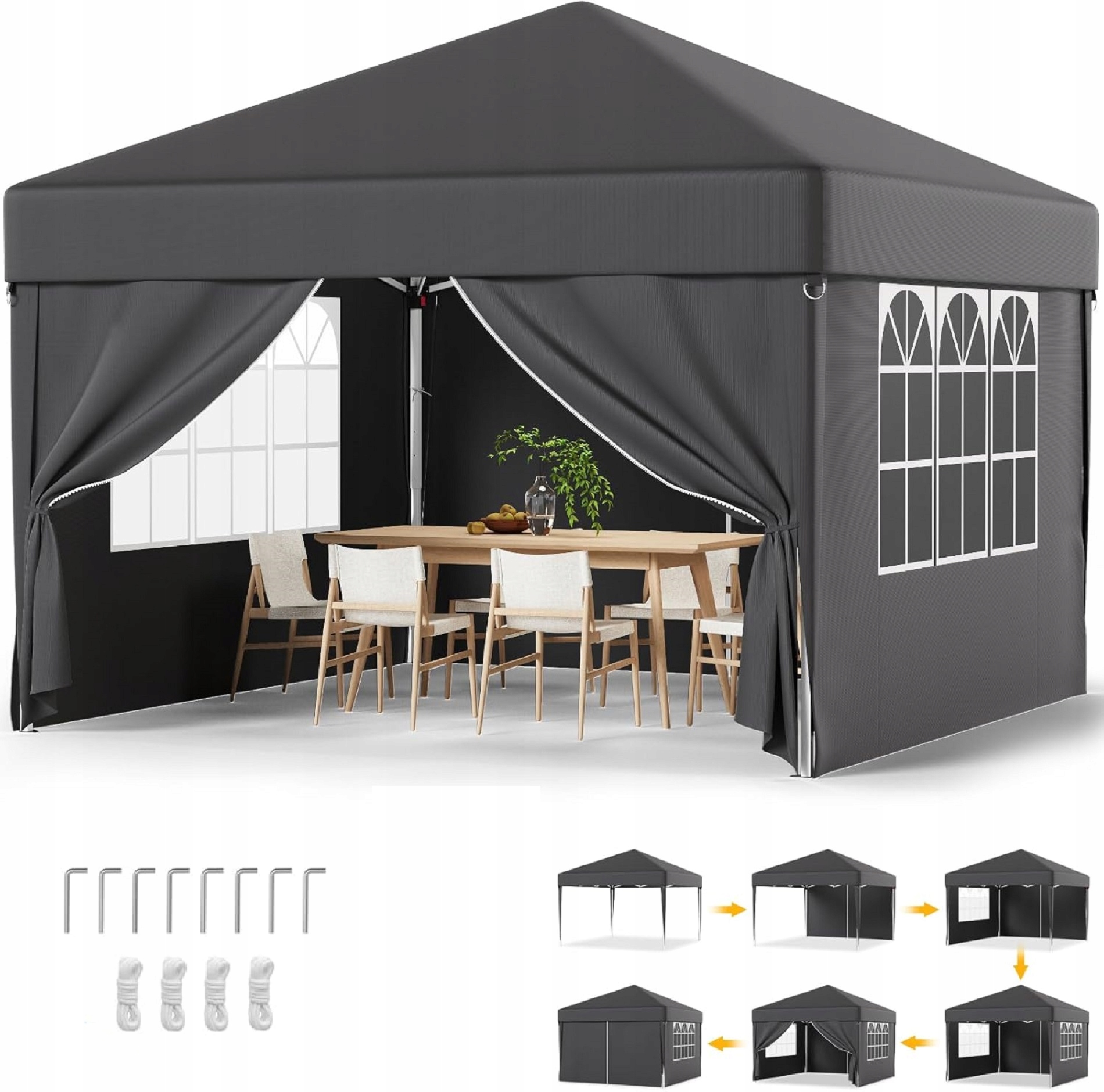 Zahradní Pavilon Stan 4 Stěny Altán Pro Zahradu, Nákupní Akce