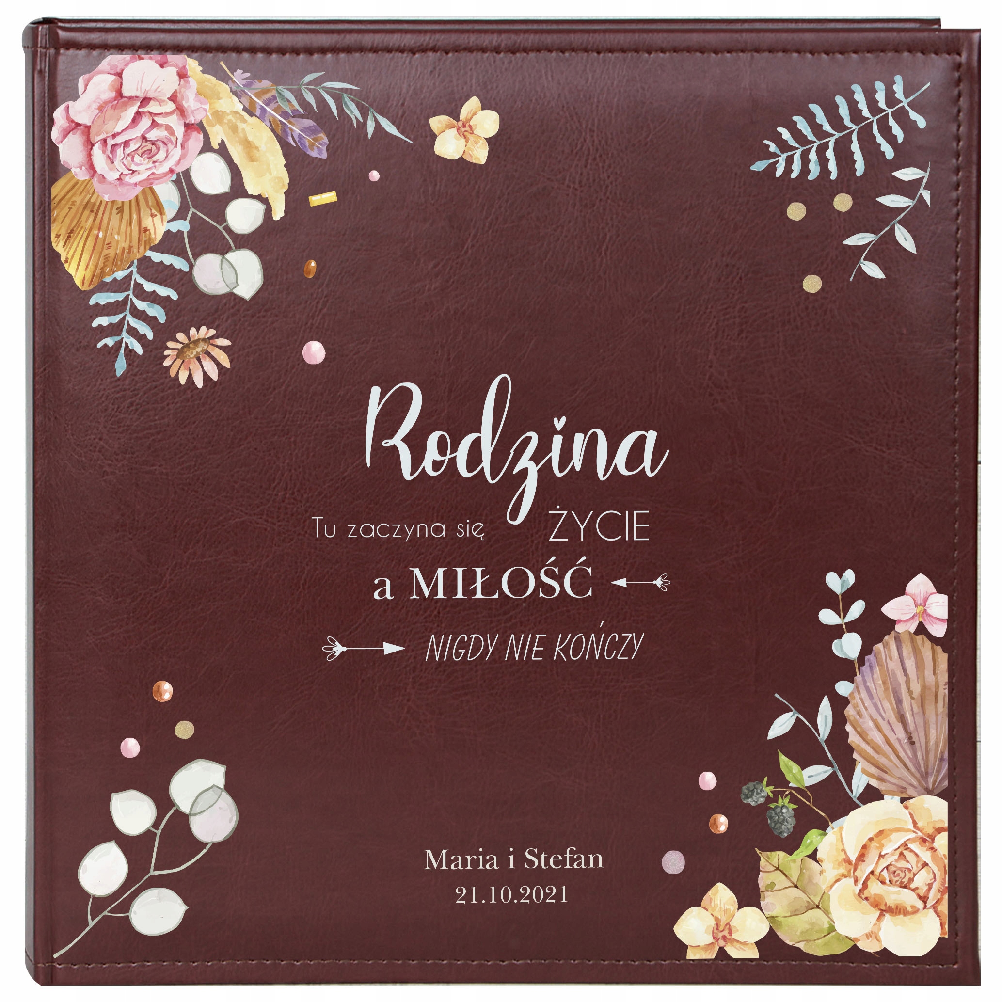 Personalizovaný Rodinný Fotoalbum 10x15 500 fotografií Dárek pro babičku