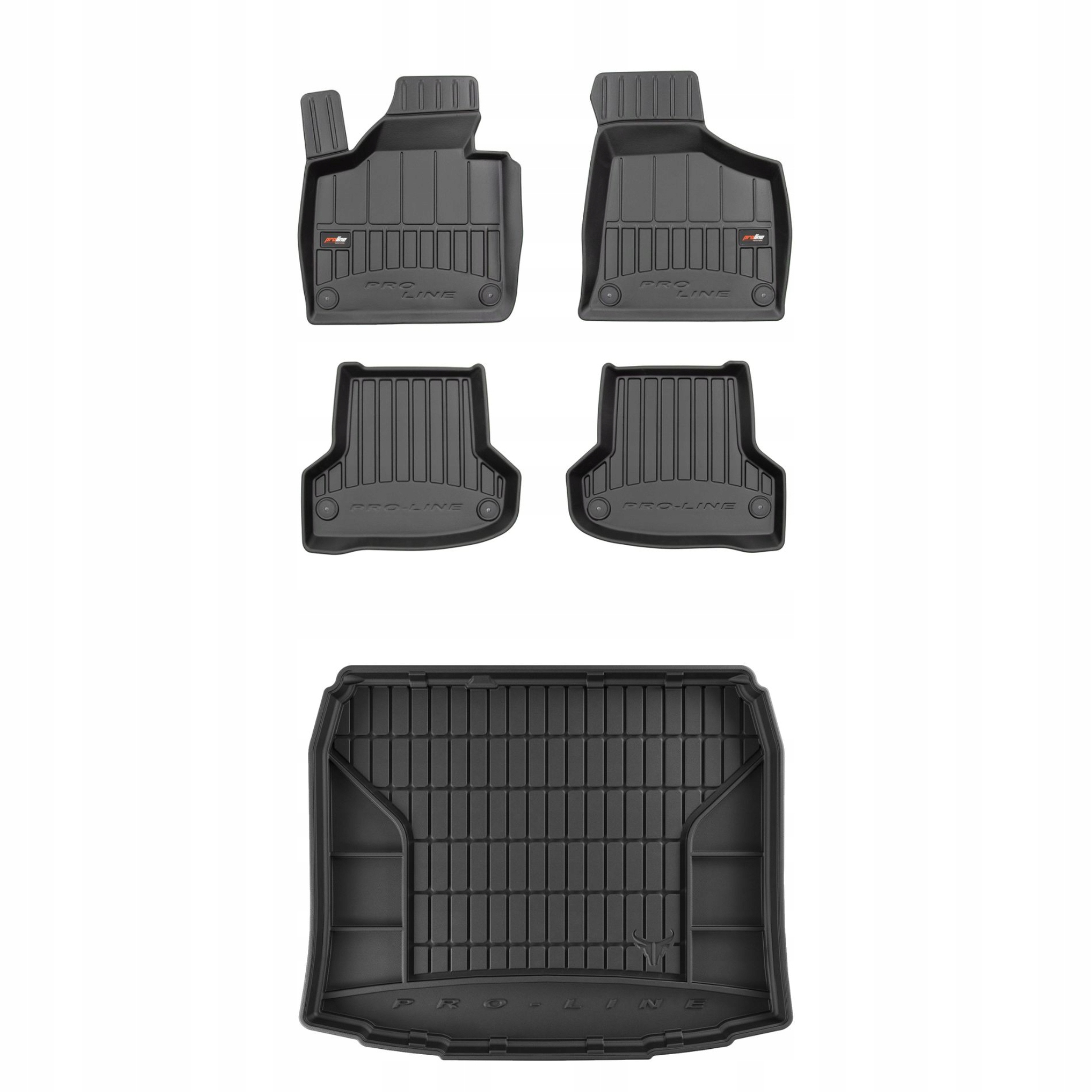 Sada gumových kobercov a rohoží pre Audi A3 8P/A3 Sportback 8P 2003-2013