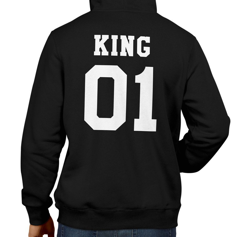 

Bluza na prezent dla niego - King, czarna Xs