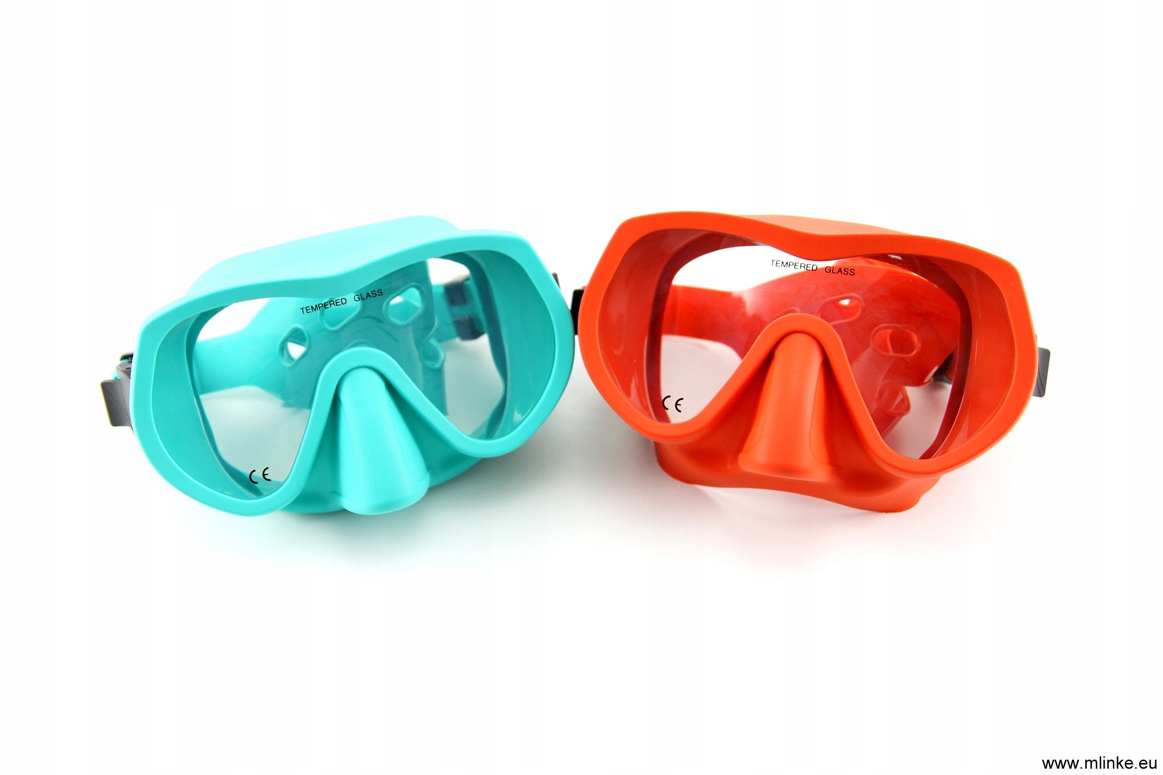 maska do nurkowania MLINKE dwa kolory + pudełko