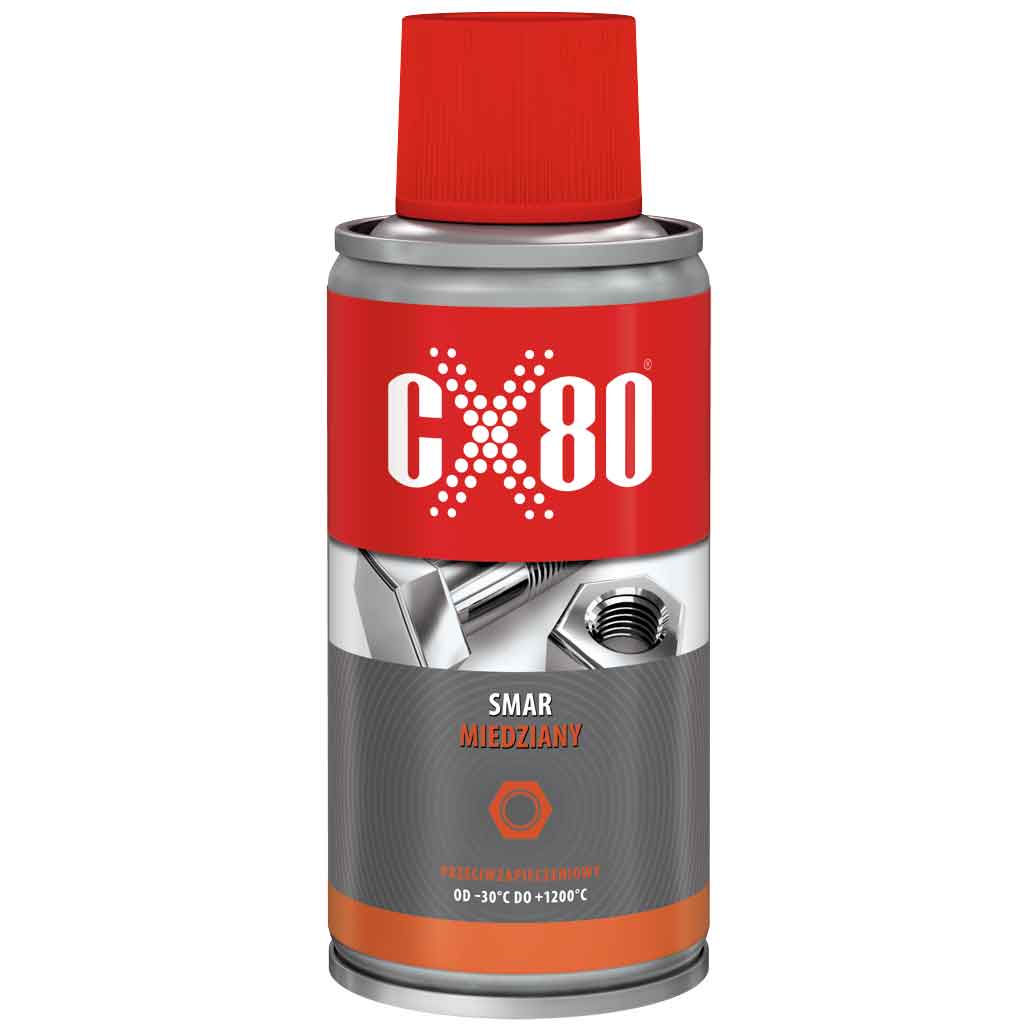 

CX80 Smar Miedziany Przeciwzatarciowy Spray 150ML