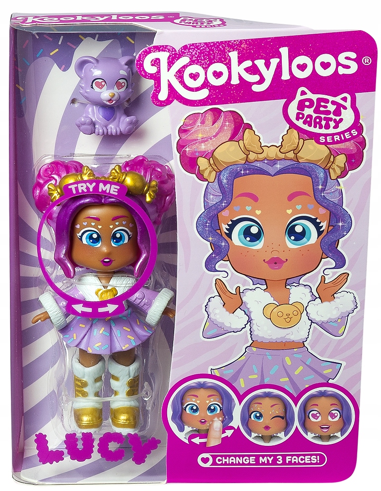 KOOKYLOOS MAGICBOX SERIA 6 PET PARTY - LALECZKA LUCY Z MISIEM Marka Magicbox