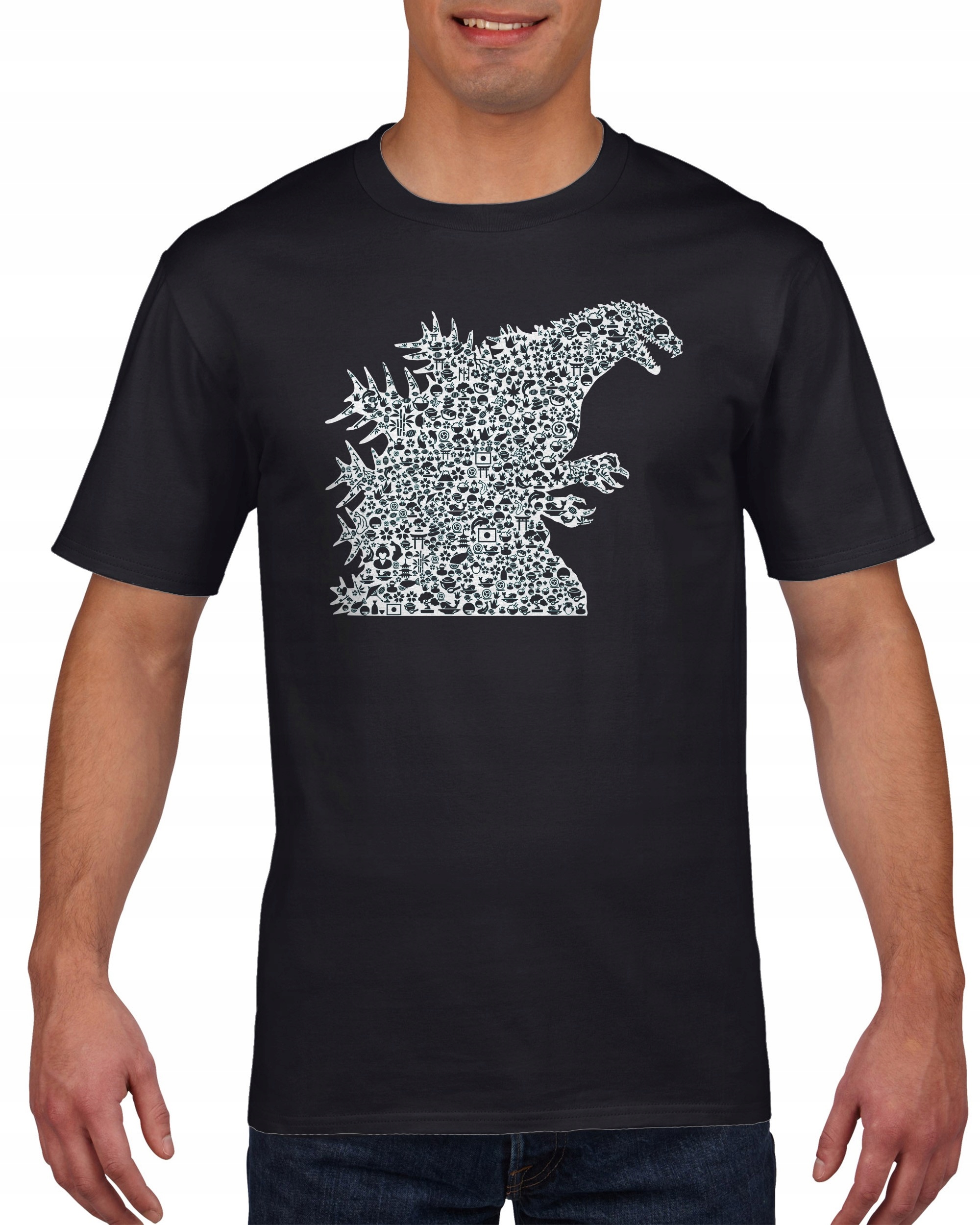 

Koszulka męska Godzilla c L