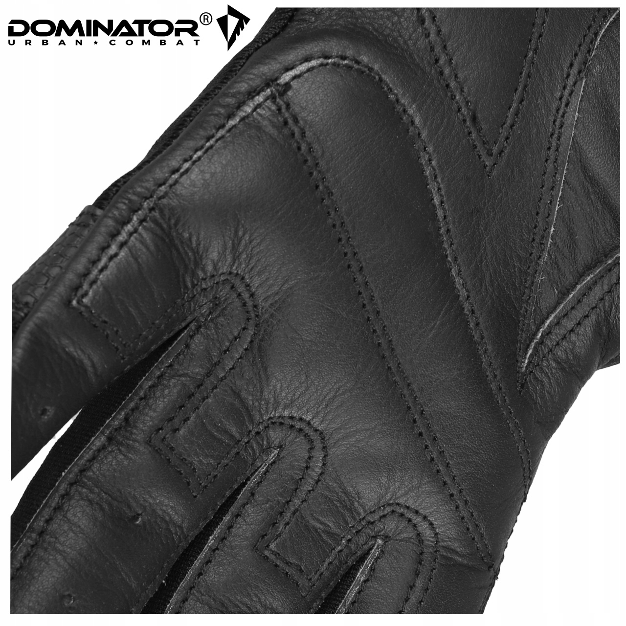 RĘKAWICE TAKTYCZNE SKÓRZANE DOMINATOR CZARNE XL Rozmiar XL