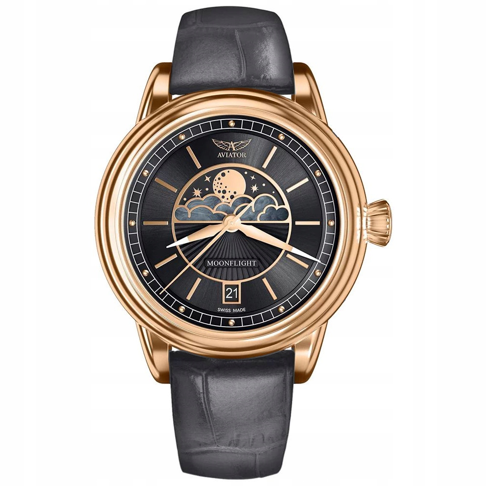 Dámské hodinky Aviator V.1.33.2.253.4GM šedé