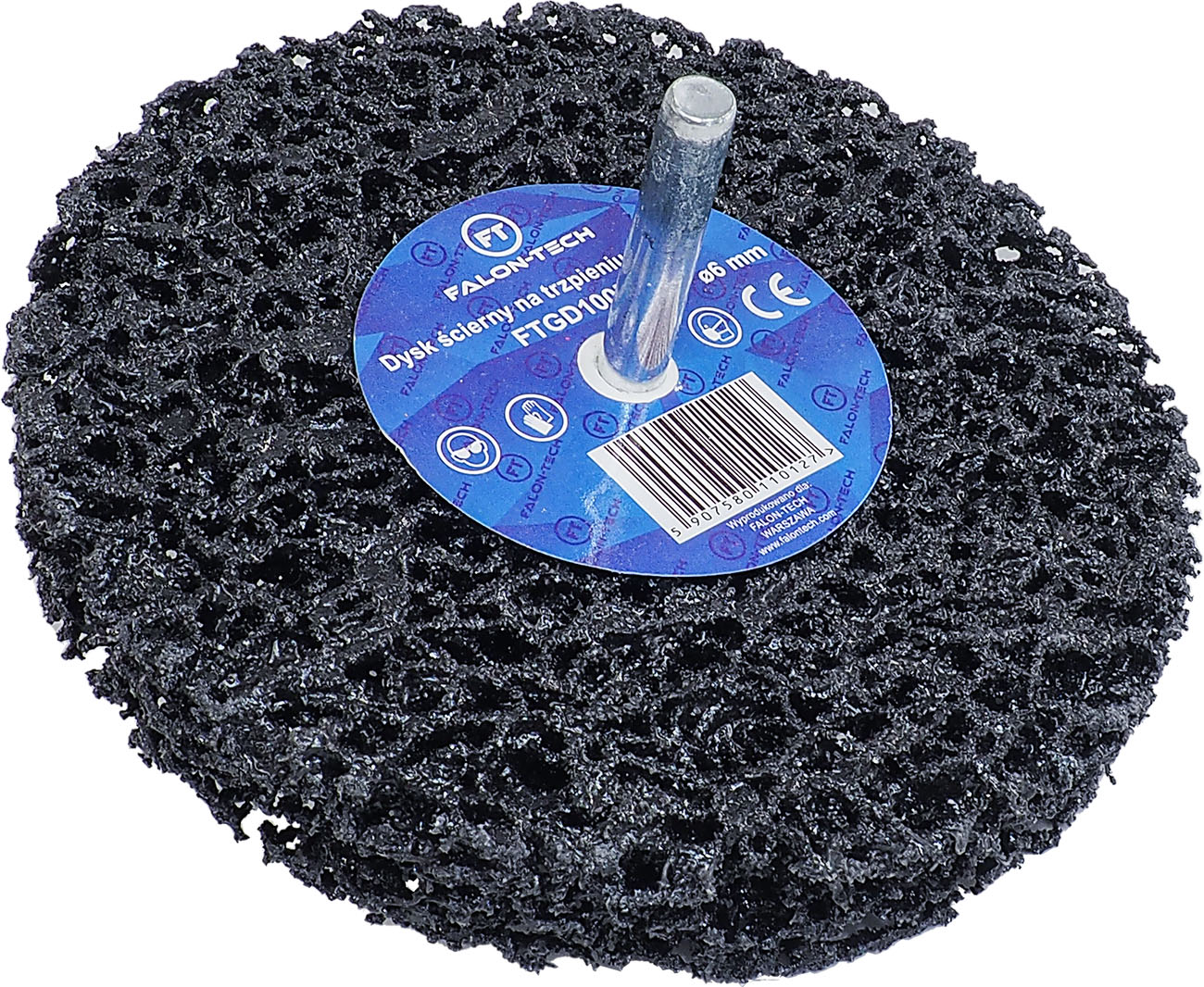 TARCZA WŁÓKNINA DO USUWANIA RDZY WŁOSY MURZYNA TARCZA ŚCIERNA 100mm INOX Kod producenta FTGD100B