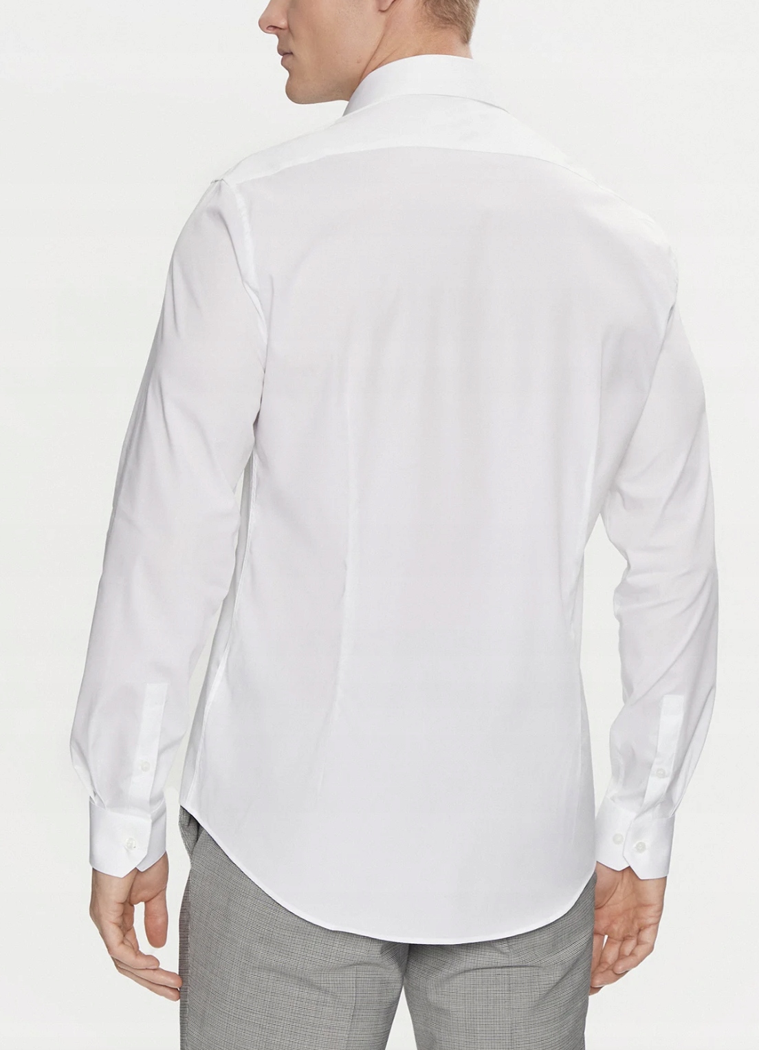 KOSZULA CALVIN KLEIN SLIM FIT LYCRA STRETCH BIAŁA L Linia regular