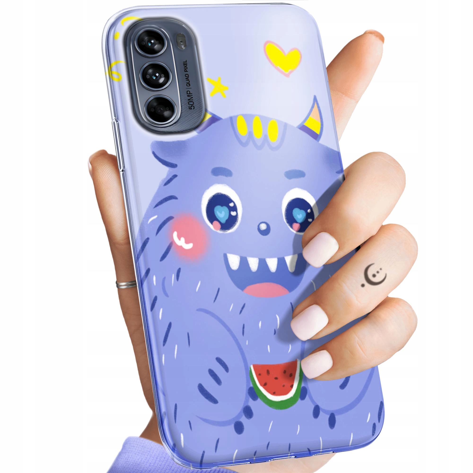 Etui Do Motorola Moto G62 5G Potwory Potwór Monster Obudowa Pokrowiec