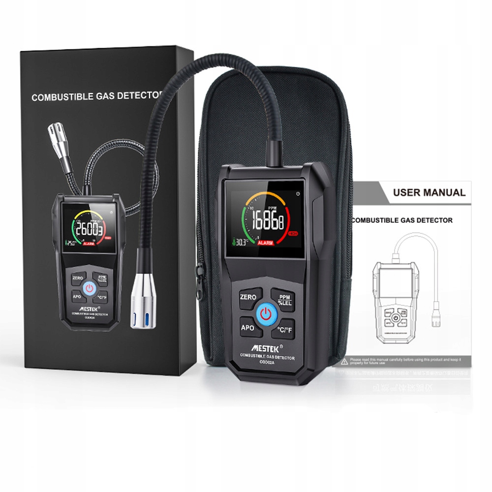 CYFROWY TESTER GAZÓW PALNYCH CGD02A Rodzaj detektor gazu