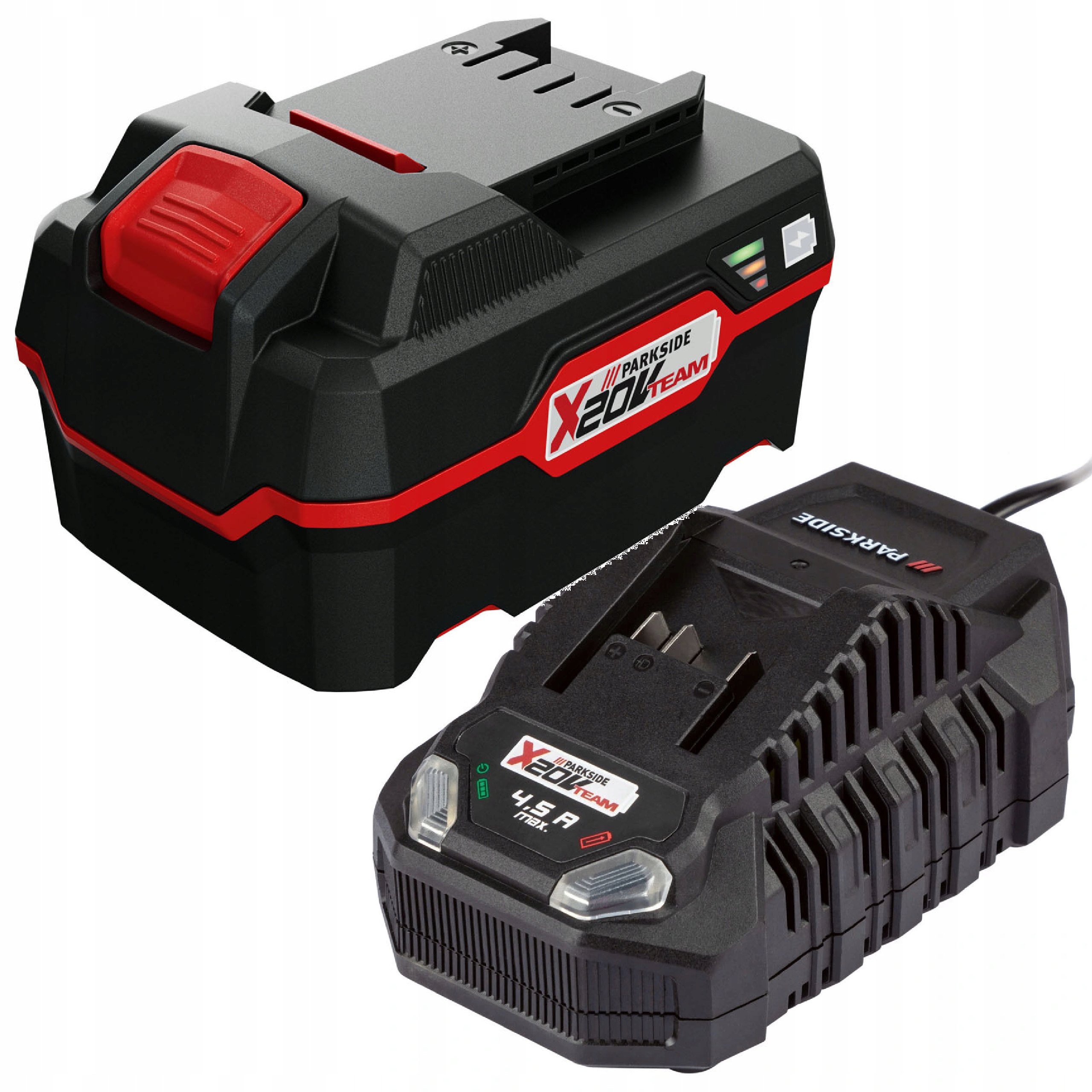 

Akumulator Parkside 4ah ładowarka 4,5A 120W x20v