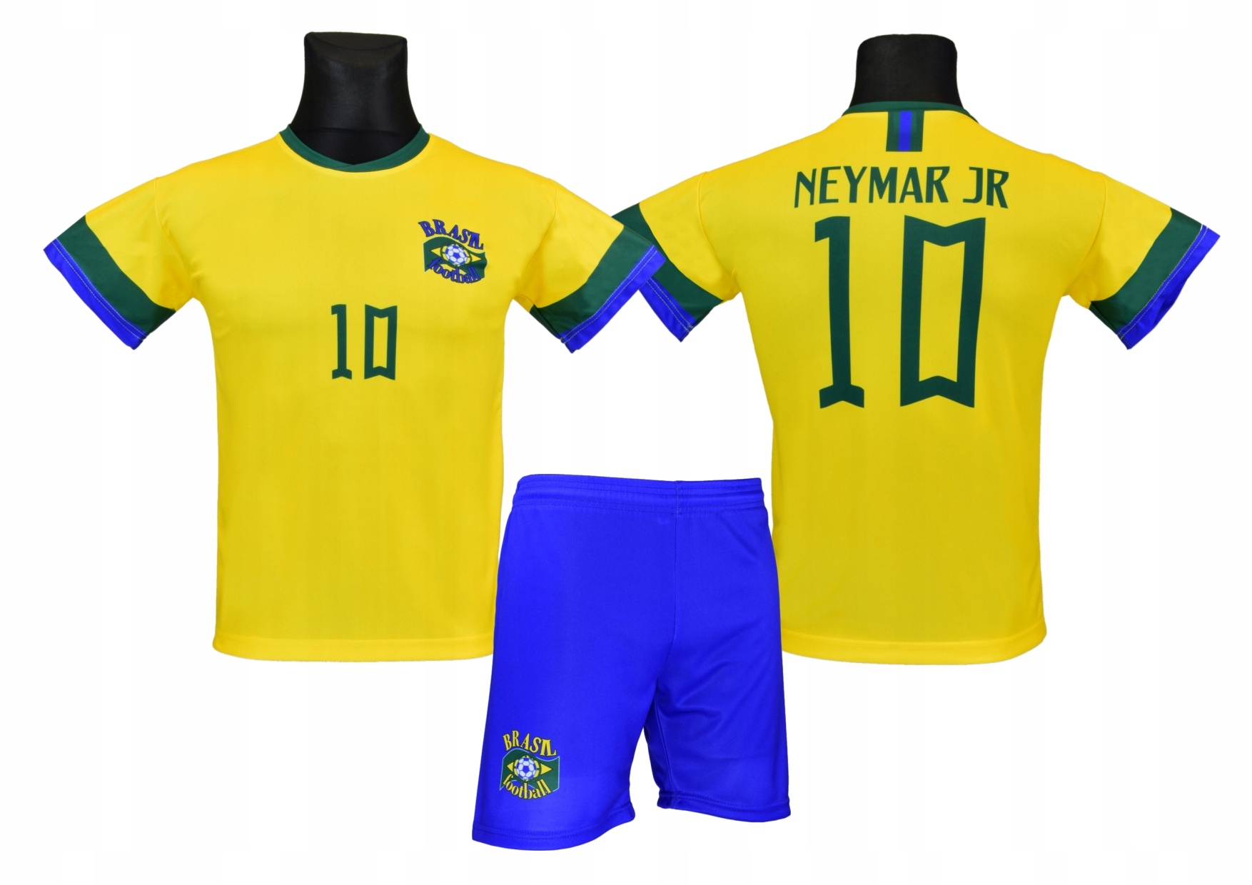 NEYMAR strój koszulka spodenki BRAZYLIA rozmiar 134