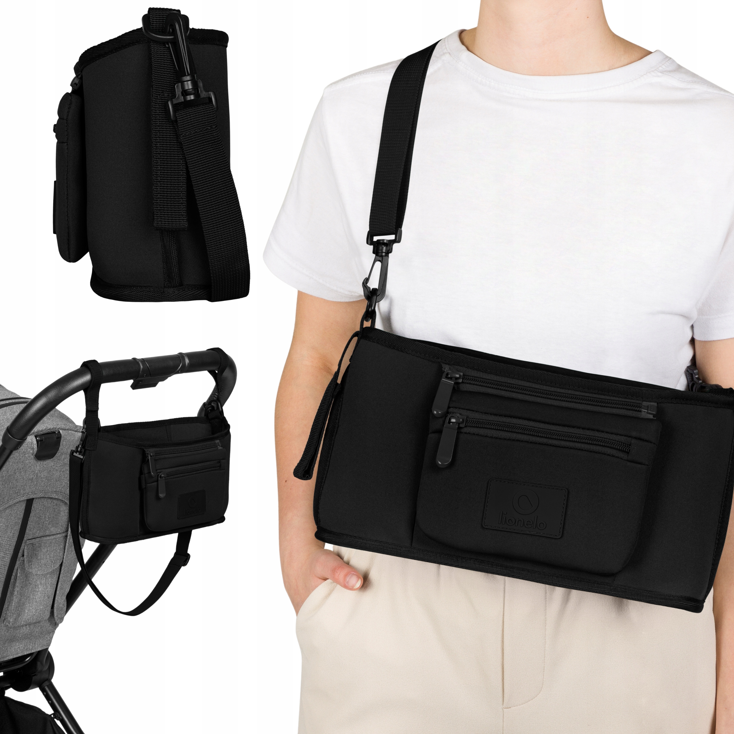 ORGANIZER TORBA DO WÓZKA LIONELO LITTLE CUBE