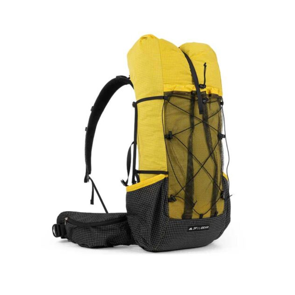 Ultra lekki plecak 3F Ul Gear Qidian Pro 40l+16l wodoodporny 880g Żółty