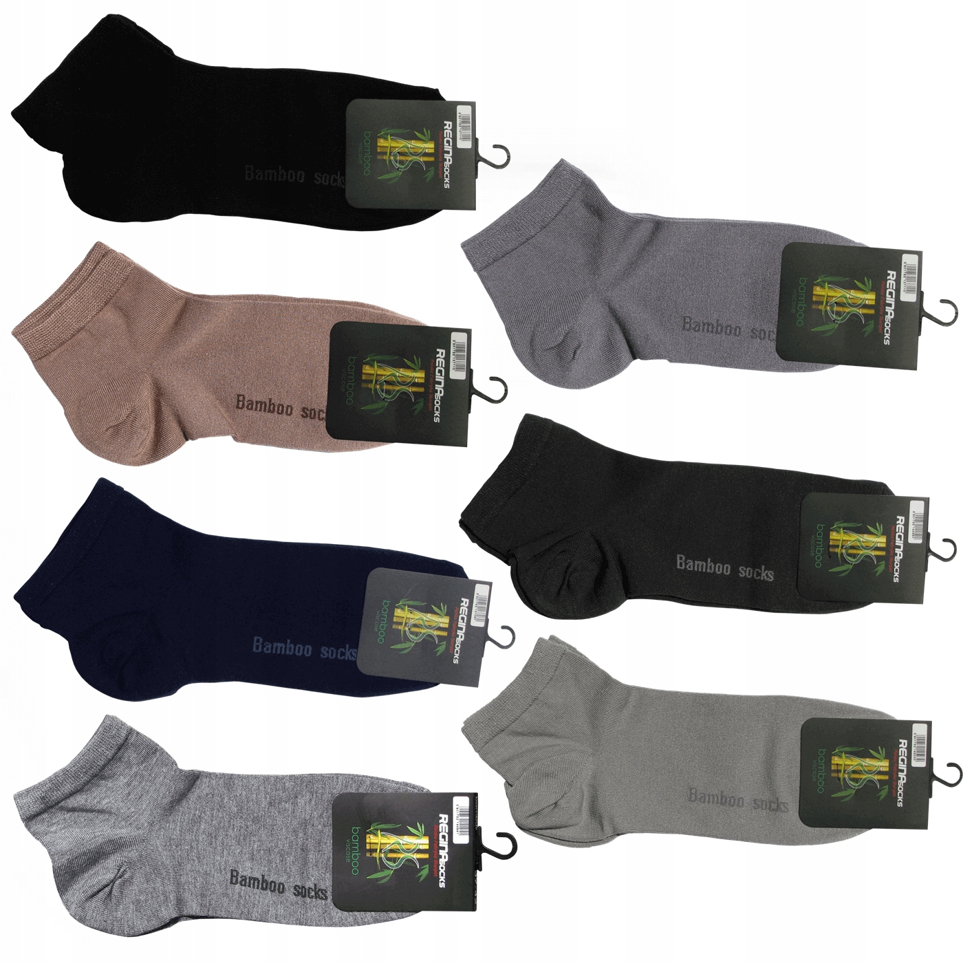 

10 Par Skarpety Bamboo Pk.3/4 Regina SOCKS.39/42