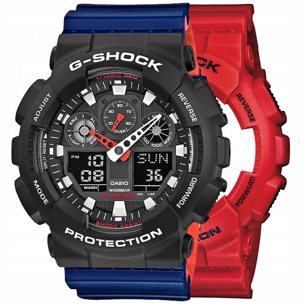 Hodinky Casio G-Shock Set GA-100B-4AER Luneta 10508136 Řemínek 10527467 20