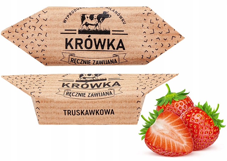 Levně Bonbóny Krówki jahodové 2 kg