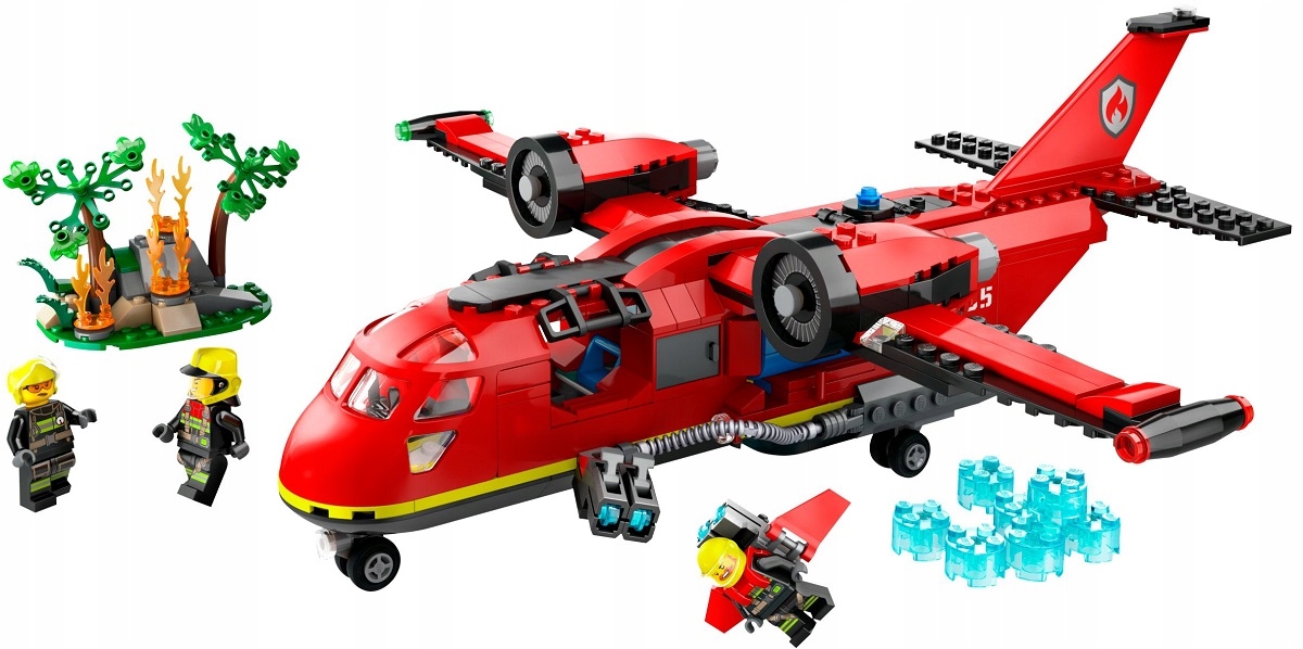 478 ele stavebnice Lego City Záchranný Letoun 60413