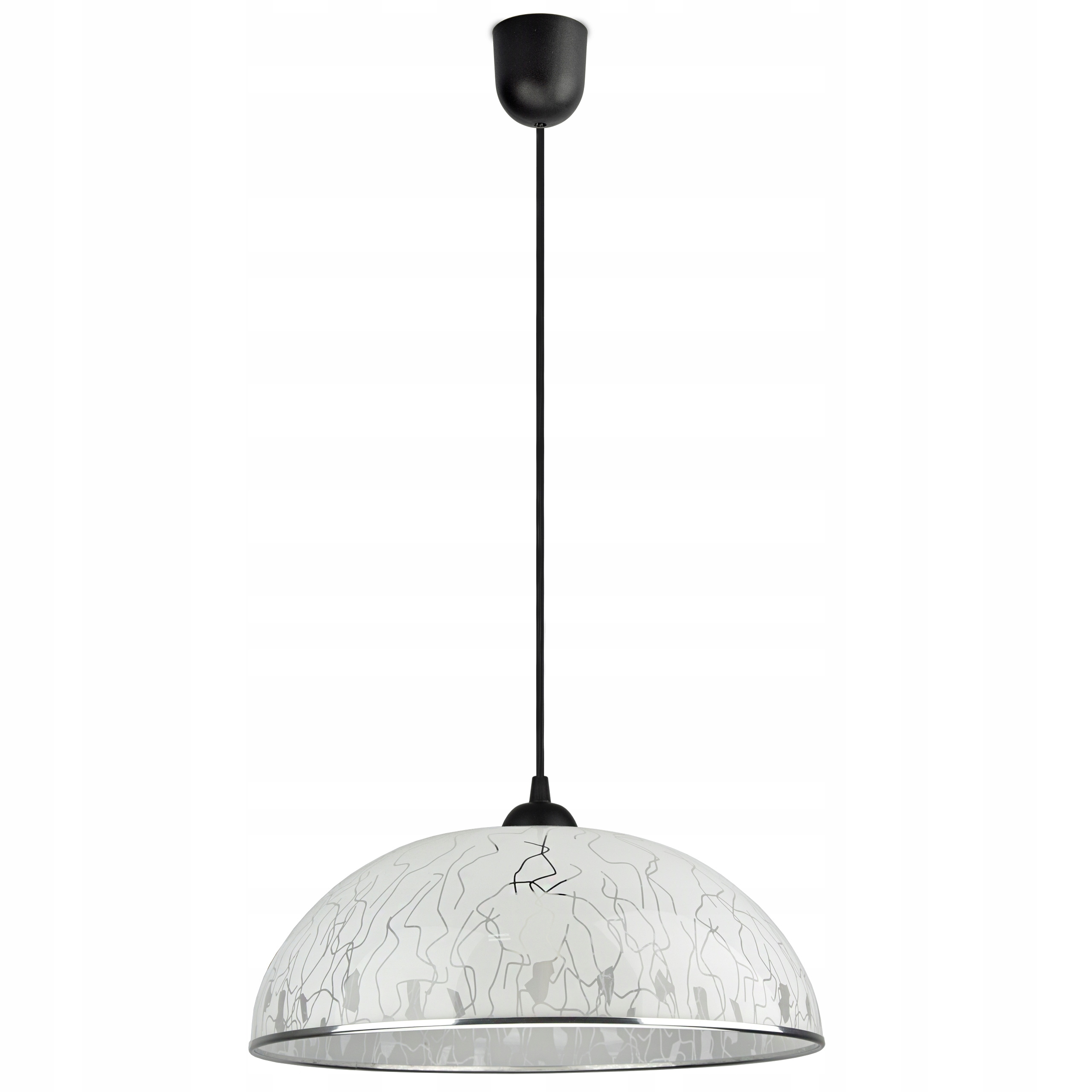 

Lampa Wisząca Żyrandol Kuchenny Akryl Półkula Led
