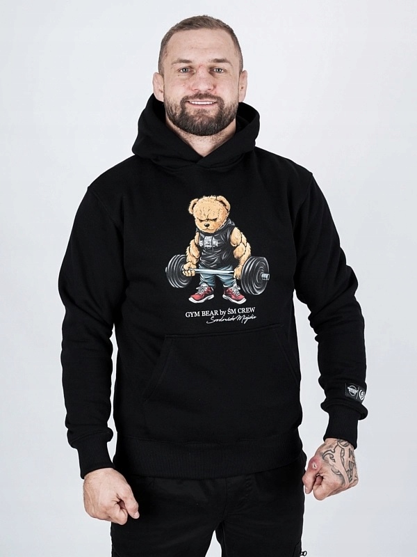 Mikina Środowisko Miejskie 'gym Bear' Black vel. M