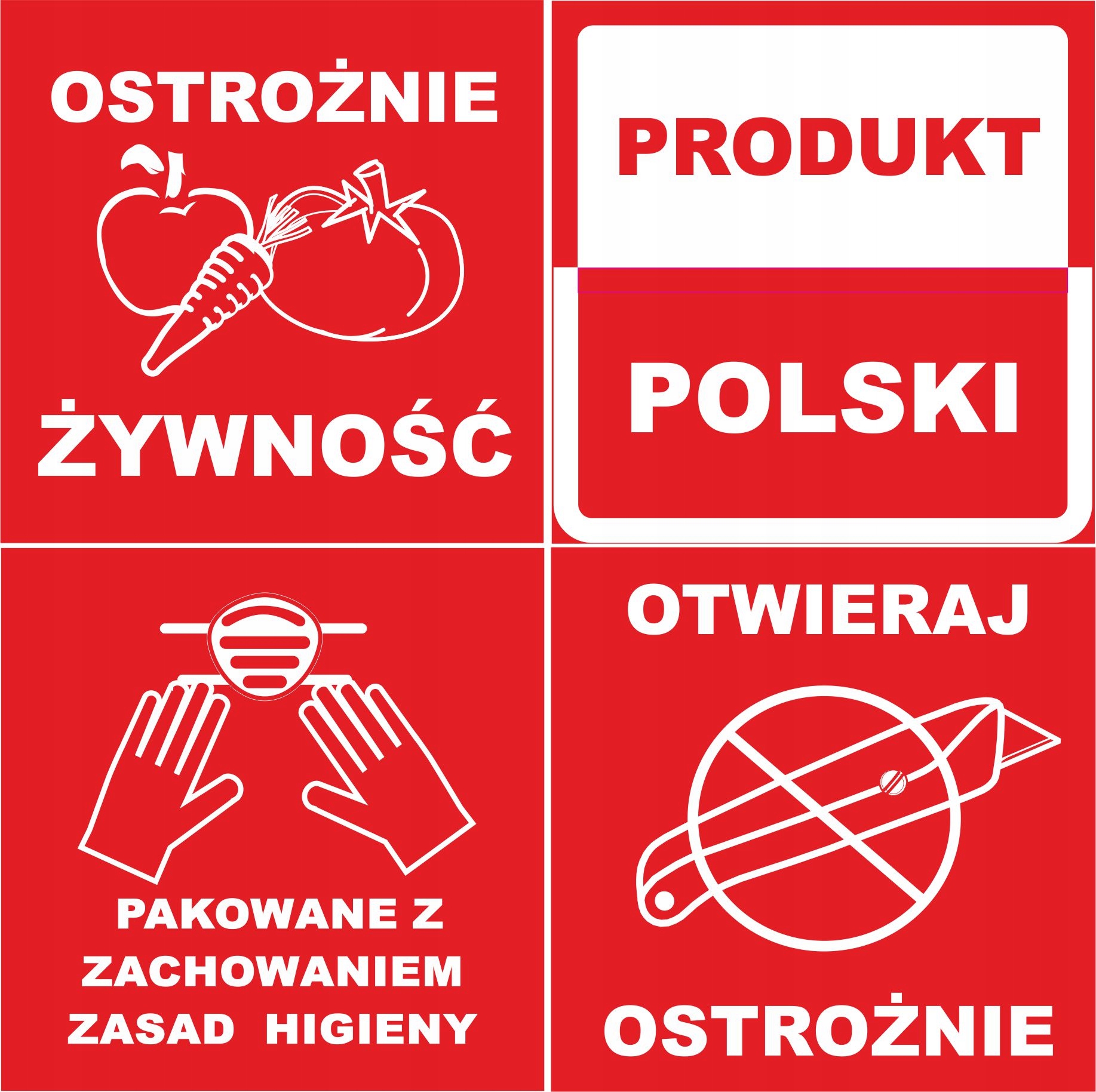 OSTROŻNIE PŁYNY etykieta uwaga płyn naklejki x1000 Szerokość etykiety 77 mm