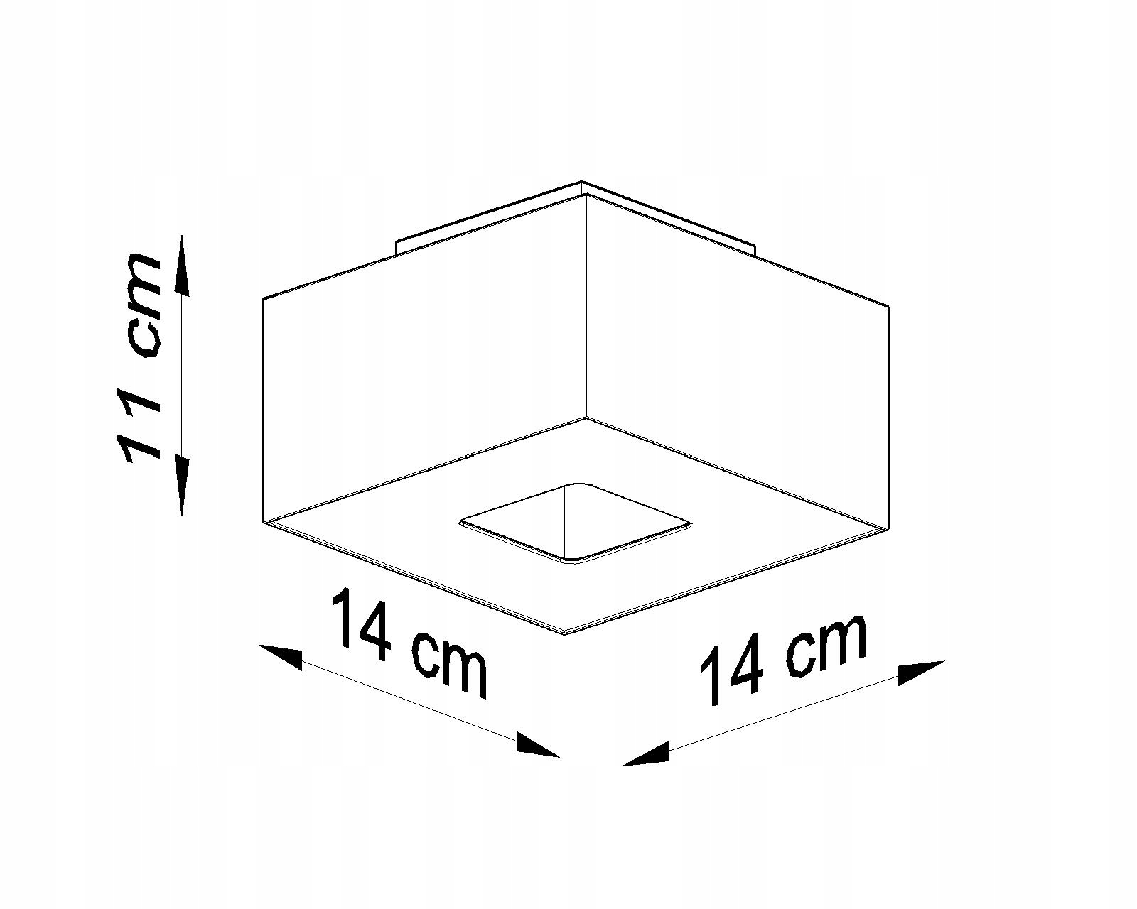 LAMPA SUFITOWA PLAFON SANO 1 BIAŁY/CZARNY DO KORYTARZA NOWOCZESNY DESIGN Marka SOLLUX LIGHTING