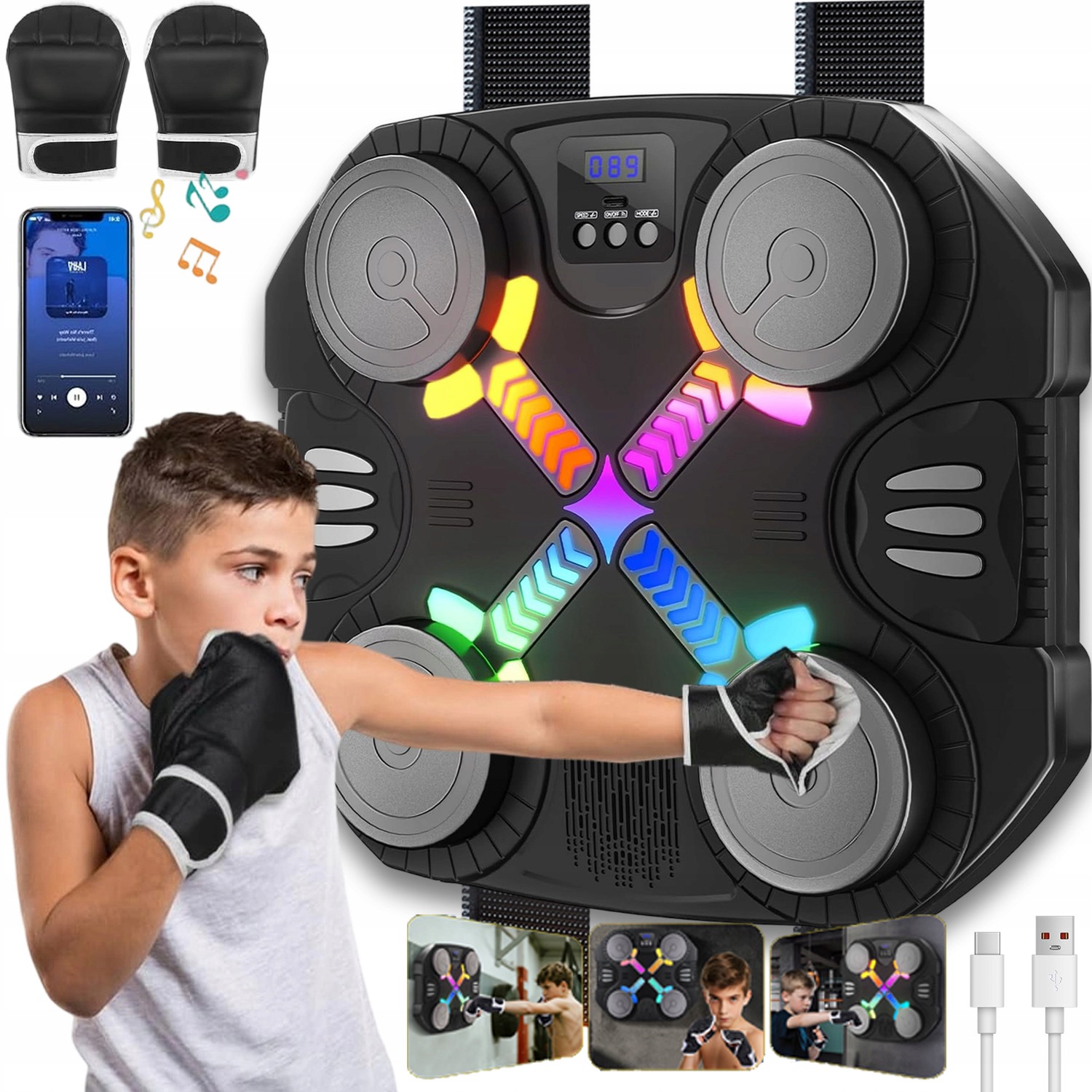 Bluetooth Hudební Trénink Boxu Pro Děti Solidní Inteligentní Interakce