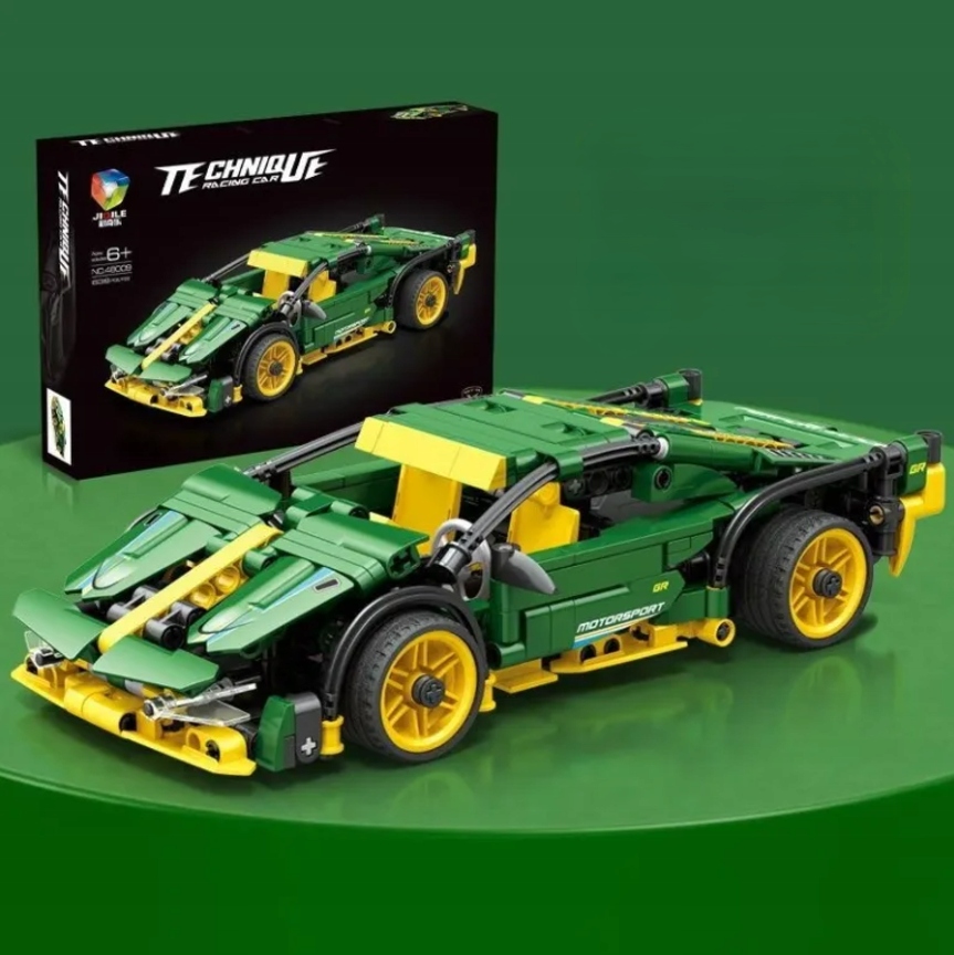 Realistyczny sportowy samochód: Kreatywna zabawa dla małych i dużych