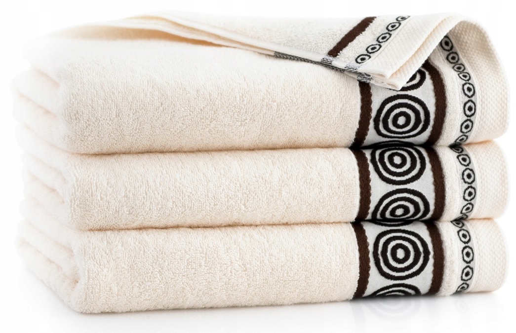 ZWOLTEX Ręczniki RONDO 2 Bawełna Egipska 2 szt Z dedykacją Nie