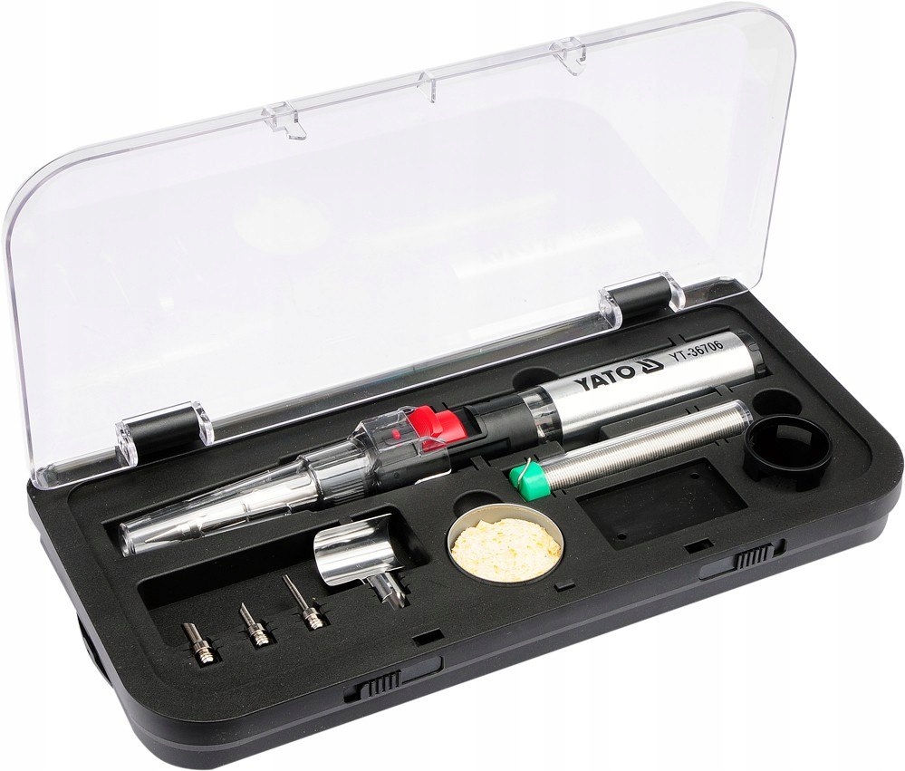 YATO LUTOWNICA GAZOWA 3w1 + AKCESORIA 36706 Model YT-36706