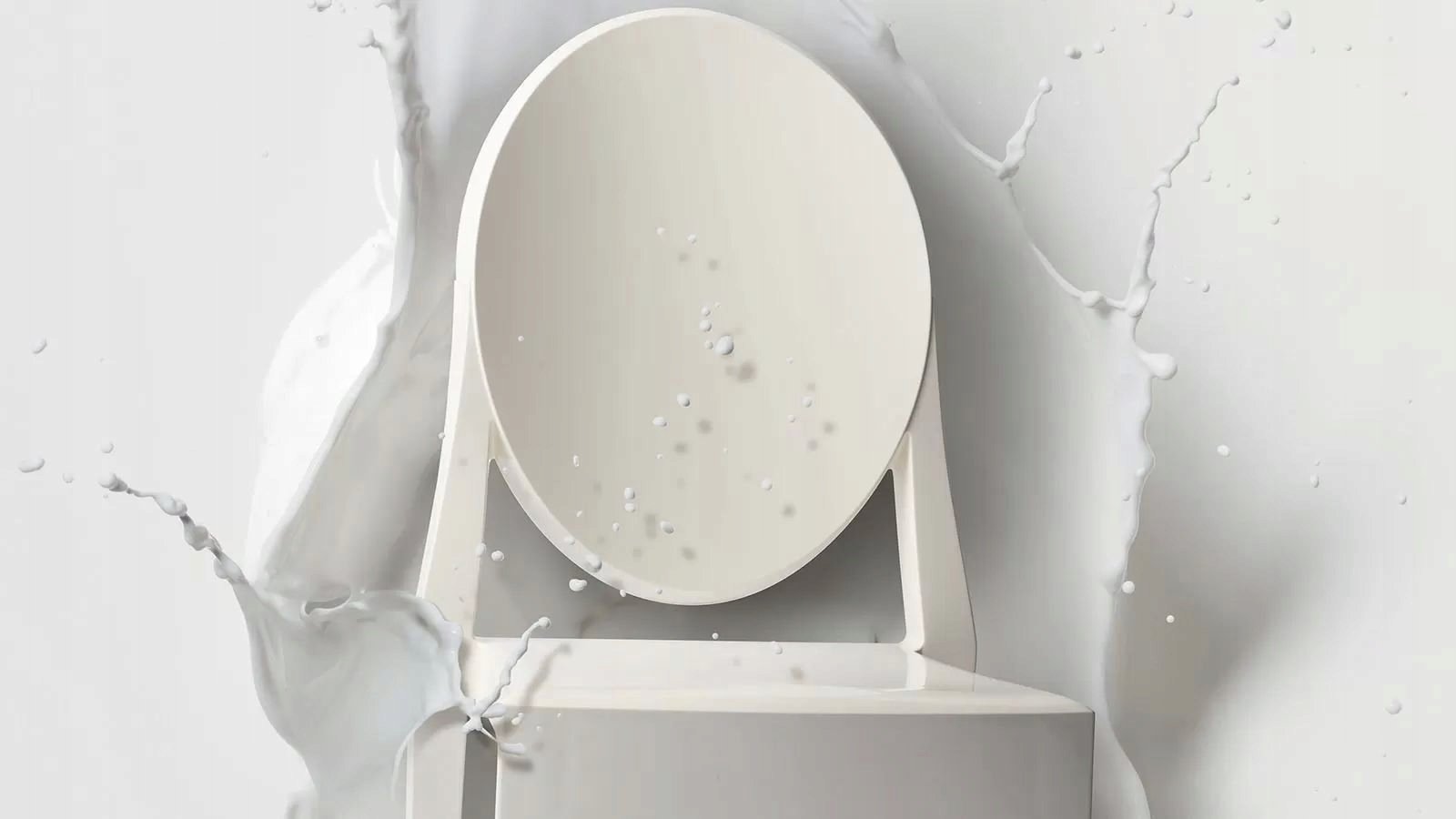 Krzesło Dankor Design Victoria Ghost transparent Szerokość siedziska 35 cm