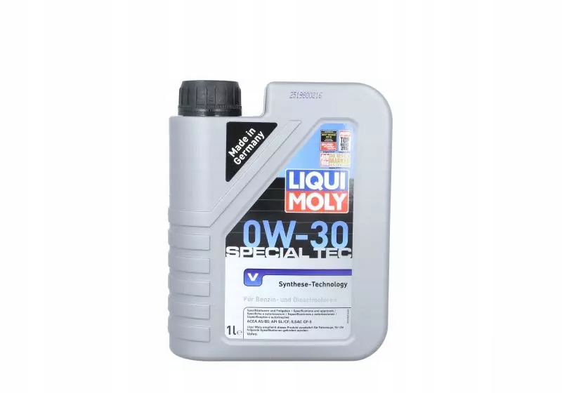LIQUI MOLY SPECIAL TEC V 0W30 A5/B5 VOLVO 9L Klasa lepkości SAE 0W-30